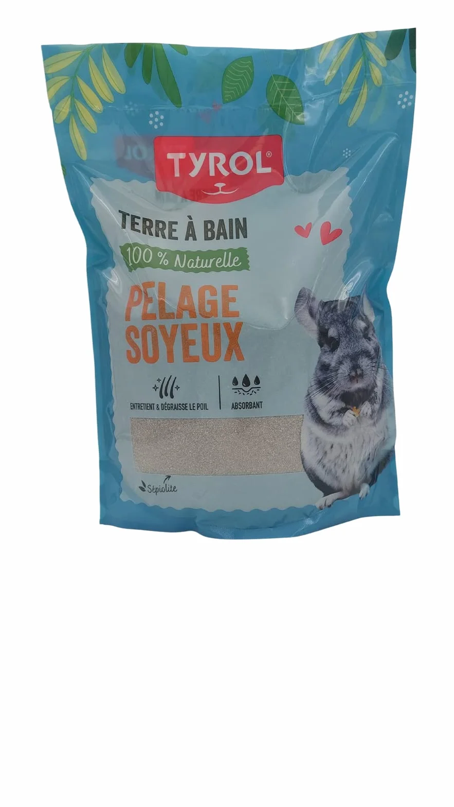 Terre à Bain pour Chinchilla 3 Kg - Pelage Soyeux et Purifié