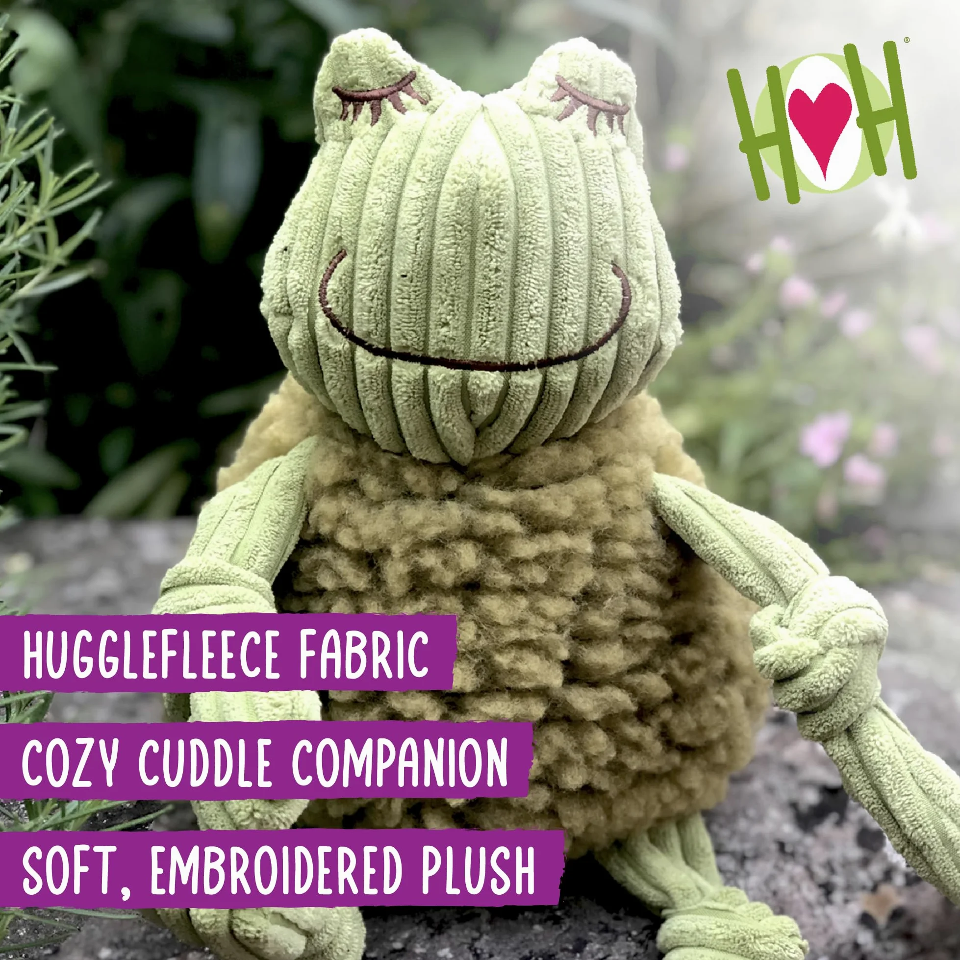 HuggleHounds Famille de jouets en polaire (taille S, Louise)