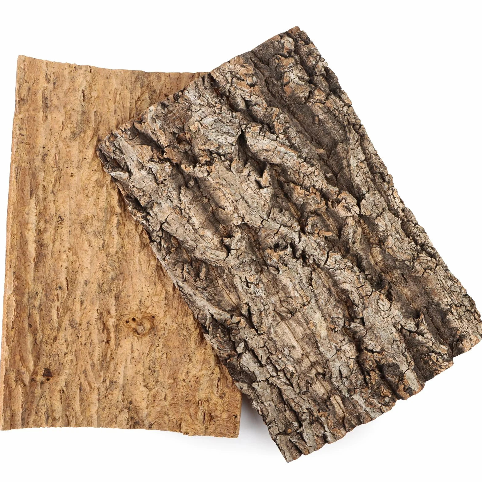 Plaques de fond en écorce de liège pour terrarium - Décoration murale - Tapis d'escalade pour reptiles