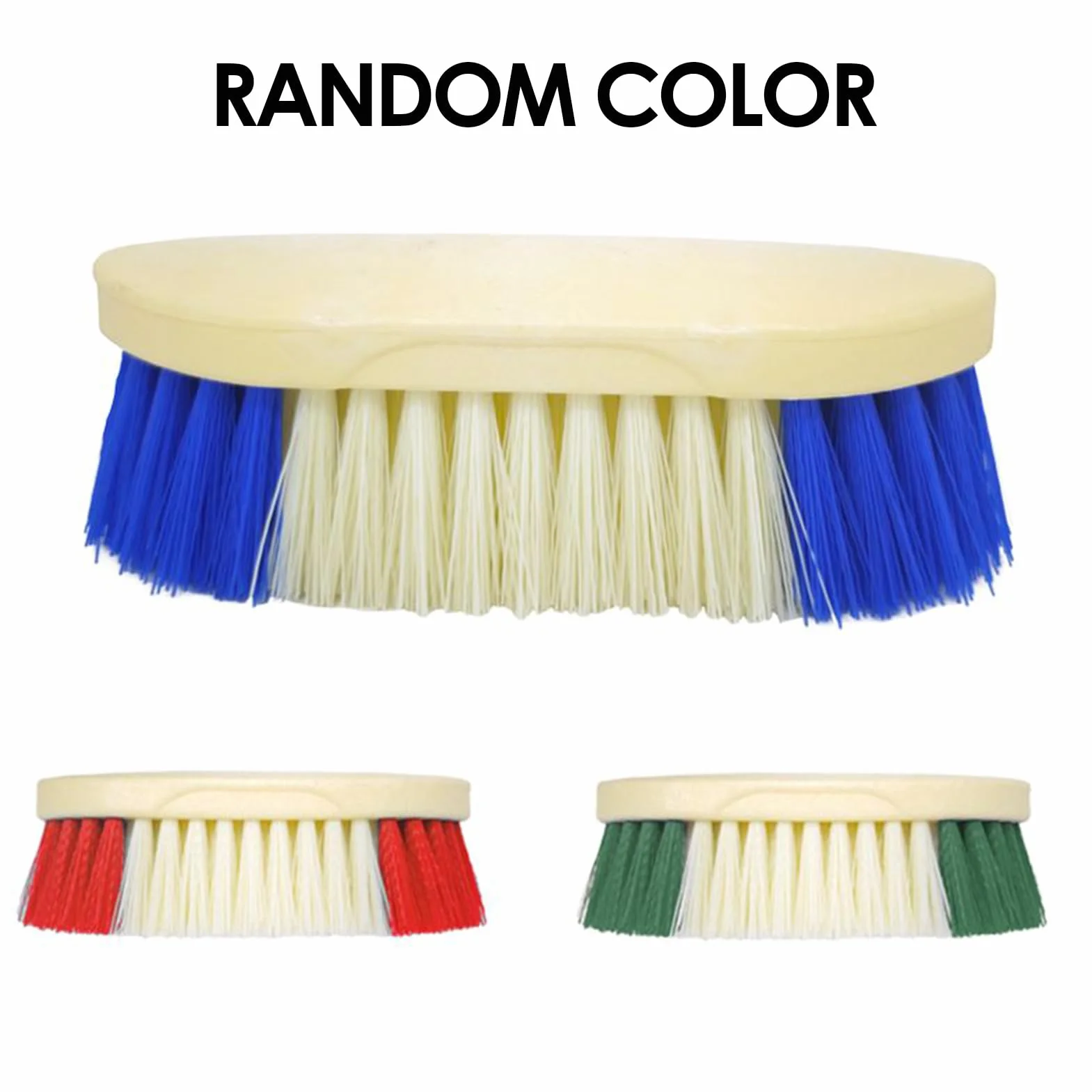 Brosse Bouchon pour Cheval - Outil de Pansage à Poils Durs pour Bétail et Équins