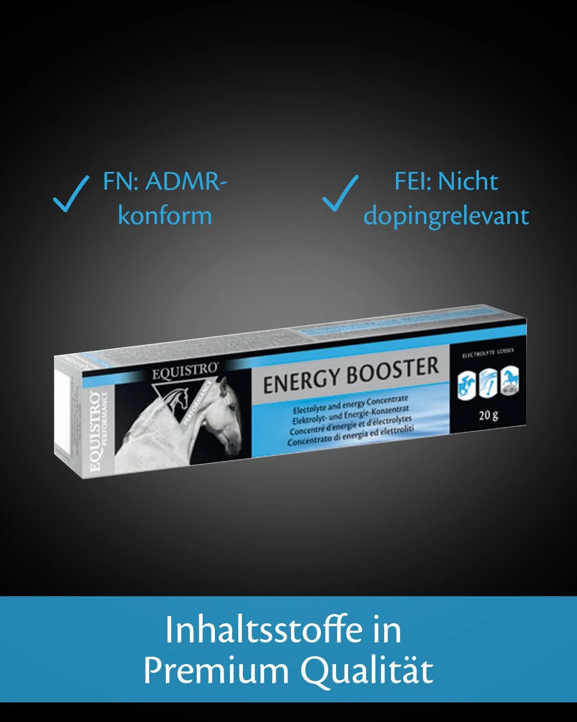 EQUISTRO® Energy Booster Complément Alimentaire pour Chevaux 20 g