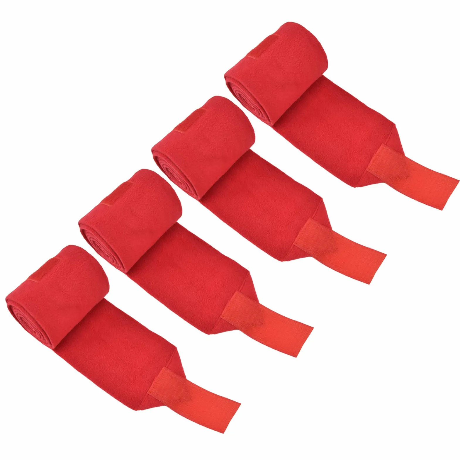 Fdit Lot de 4 Bandages de Protection pour Jambes de Cheval, Respirants et Résistants à l'usure avec Ruban Adhésif
