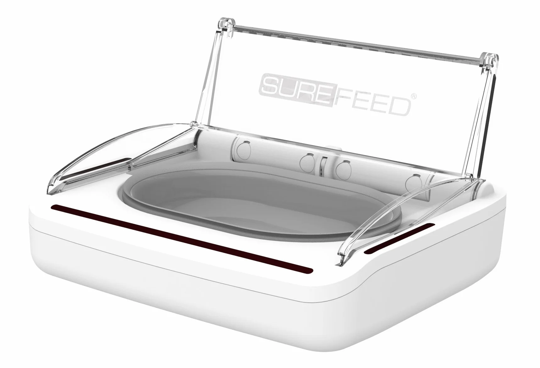 Sure PetCare SureFeed Bol hermétique pour Chats et Petits Chiens, Couvercle activé par le Mouvement, Blanc