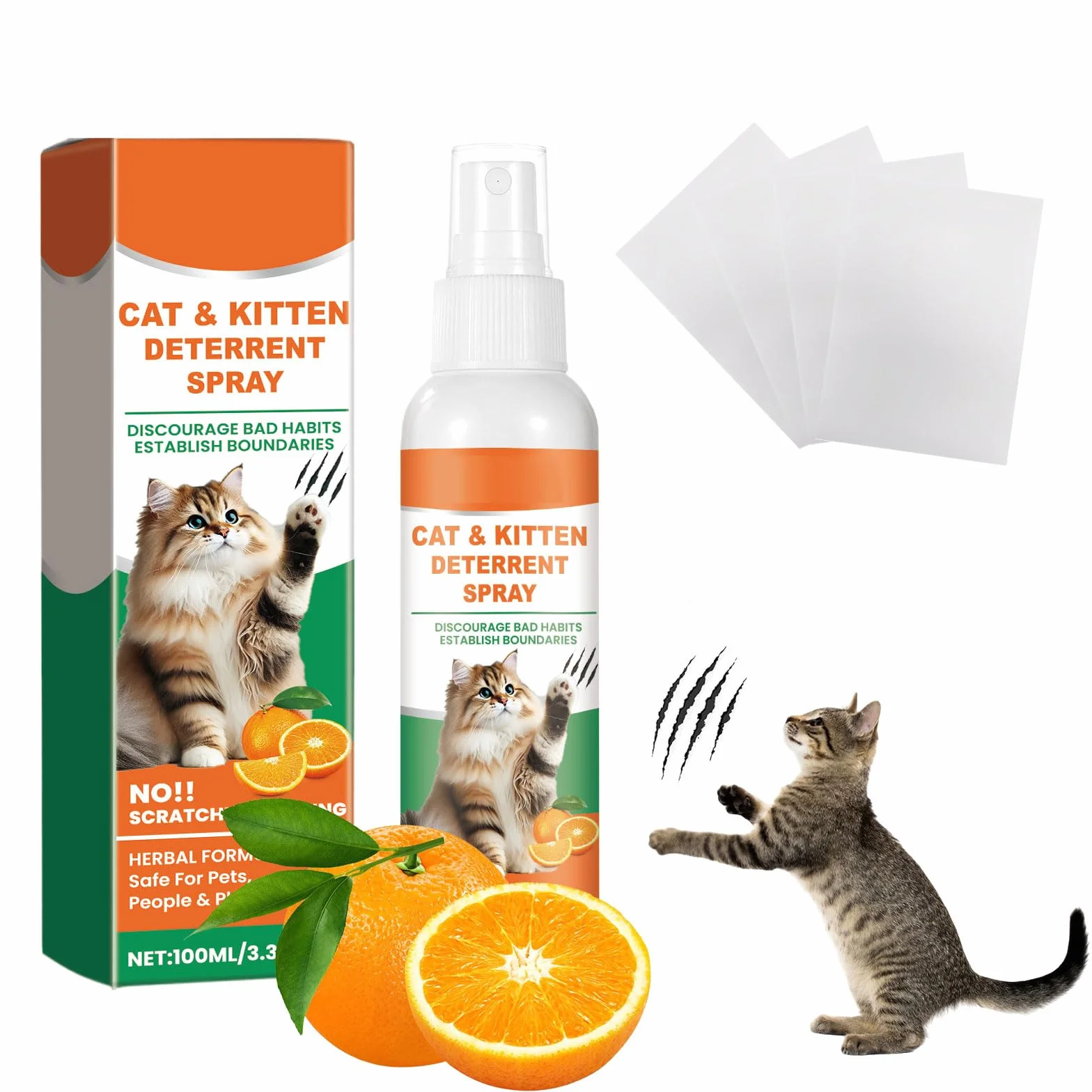 Spray Anti Griffure Chat Protecteur Meubles Rayures 100 ML