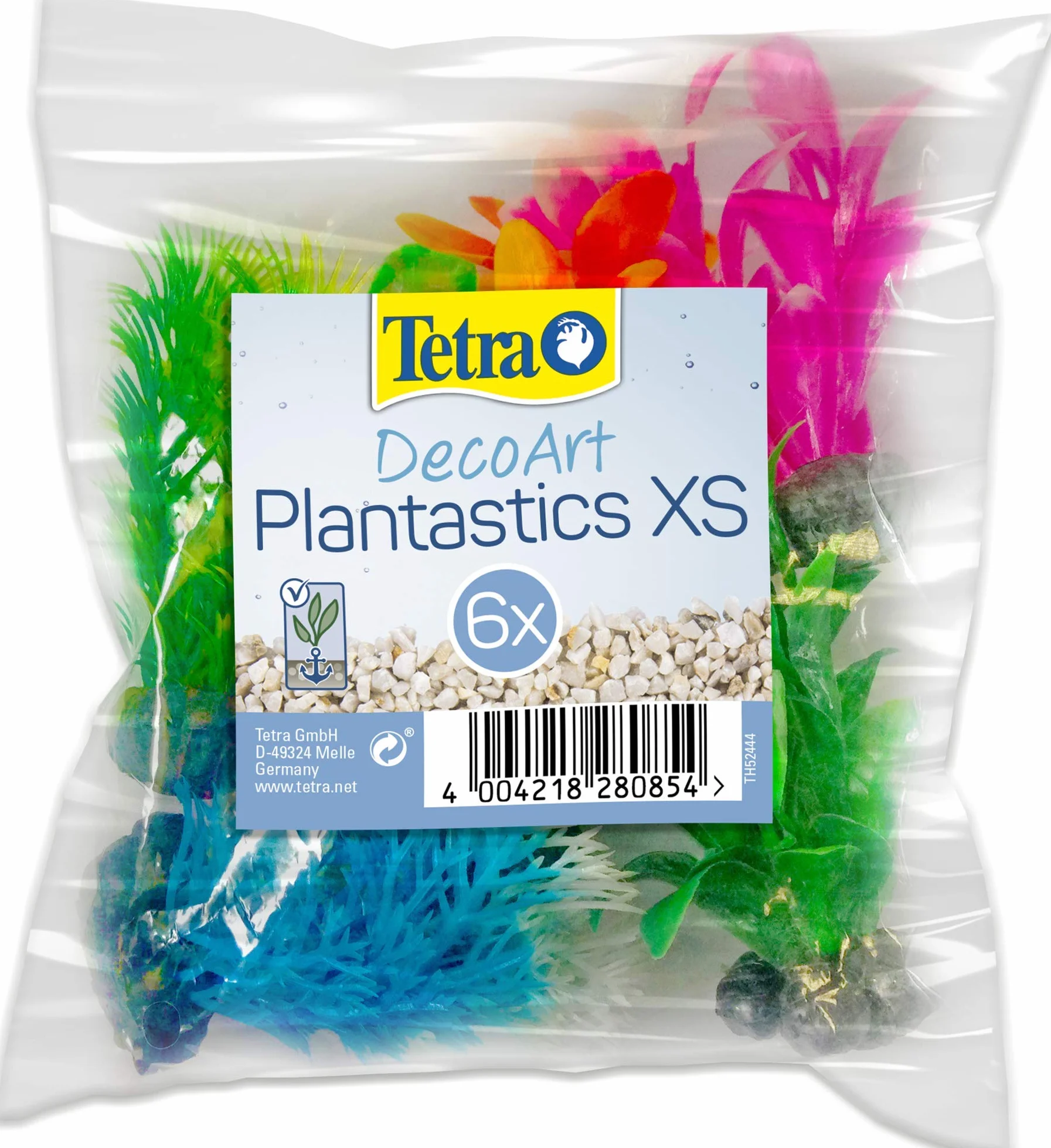 Tetra DecoArt Plantastics XS Lot de 6 Plantes Aquatiques Artificielles pour Aquarium