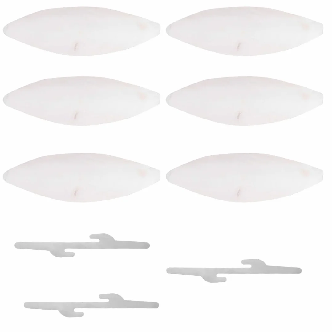 Os de Seiche pour Oiseaux, Tortues et Reptiles, 10cm, 6 Pièces avec Boucles