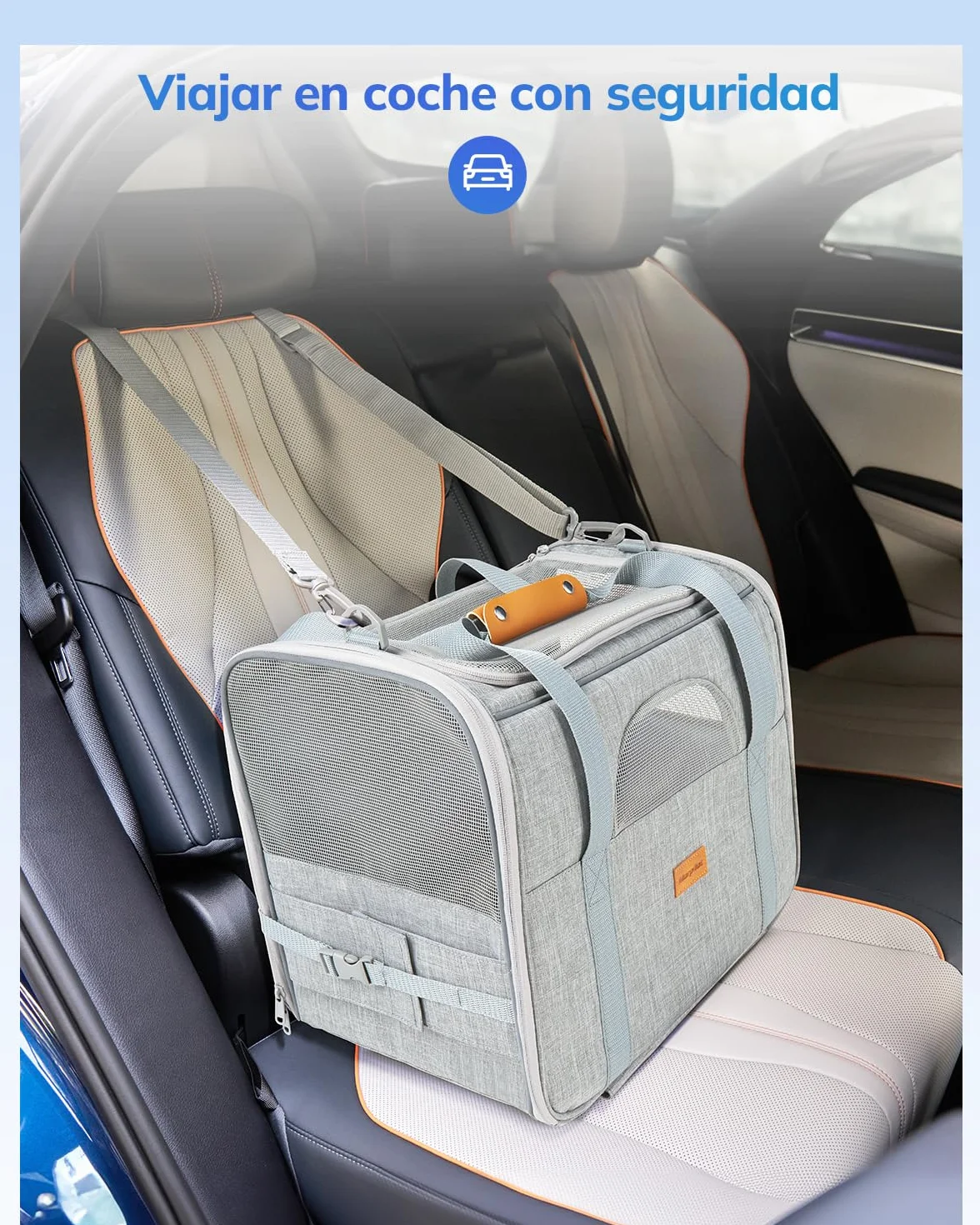 Morpilot Sac de Transport Pliable avec Roulettes pour Chat Petit Chien