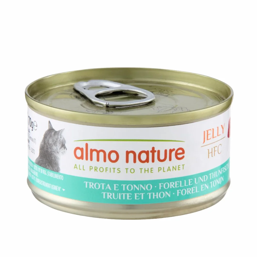 Almo Nature HFC Natural Assortiment au Thon Nourriture Naturelle Chat 6 x 70 g