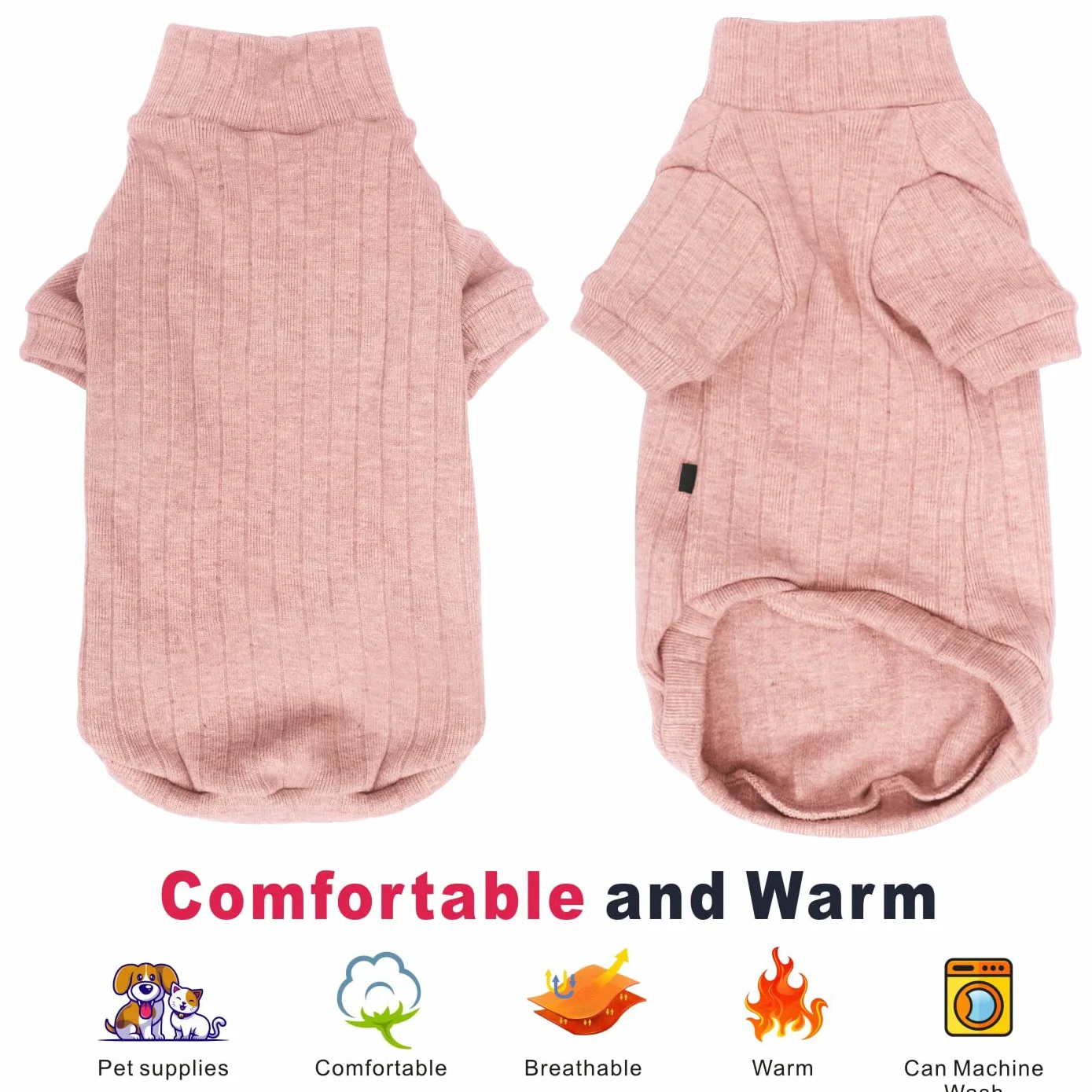 Pull à Manches Longues pour Chat Sphynx, Veste d'Hiver sans Poils