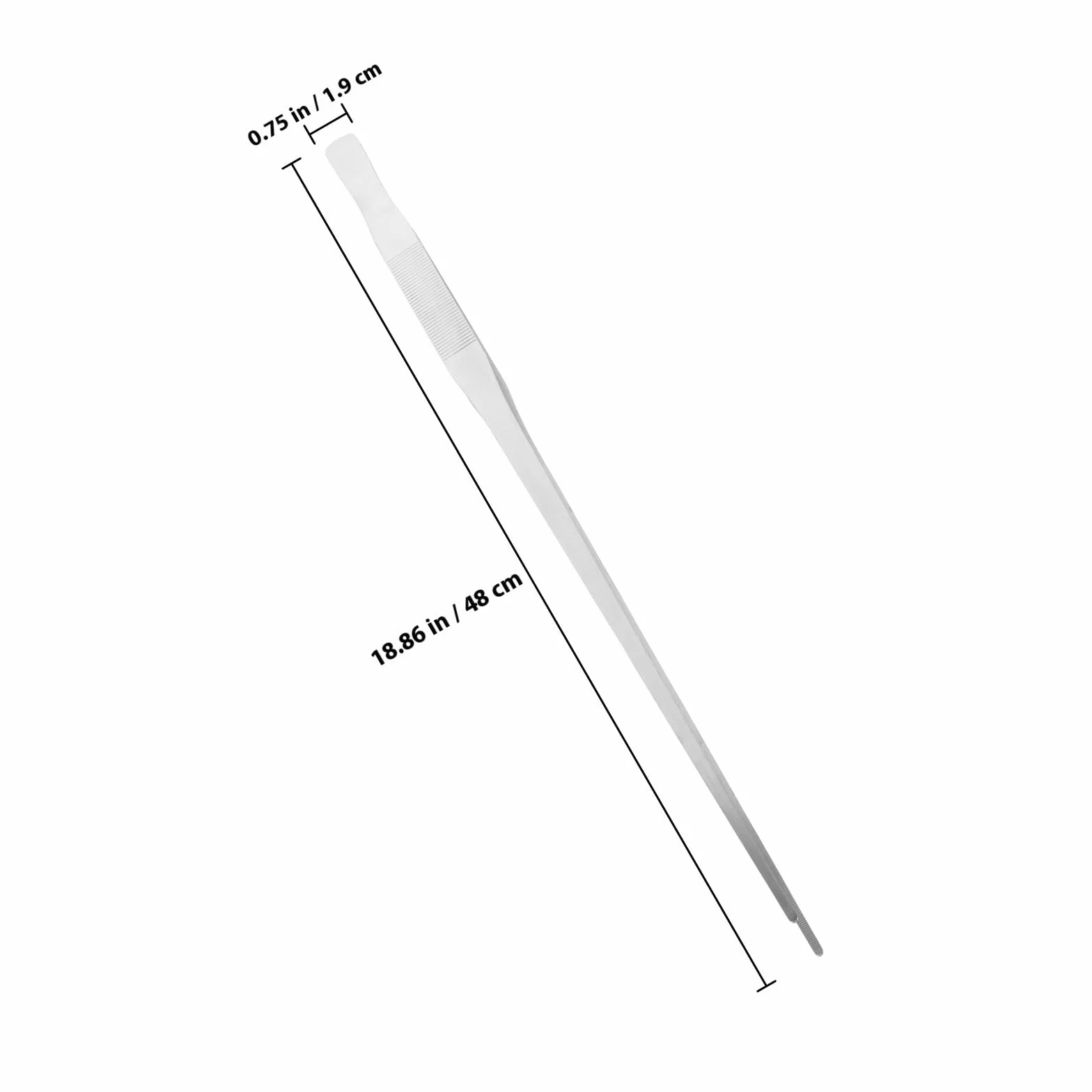 Pinces à Nourrir en Acier Inoxydable Extra Longues 48 cm pour Reptiles Terrarium