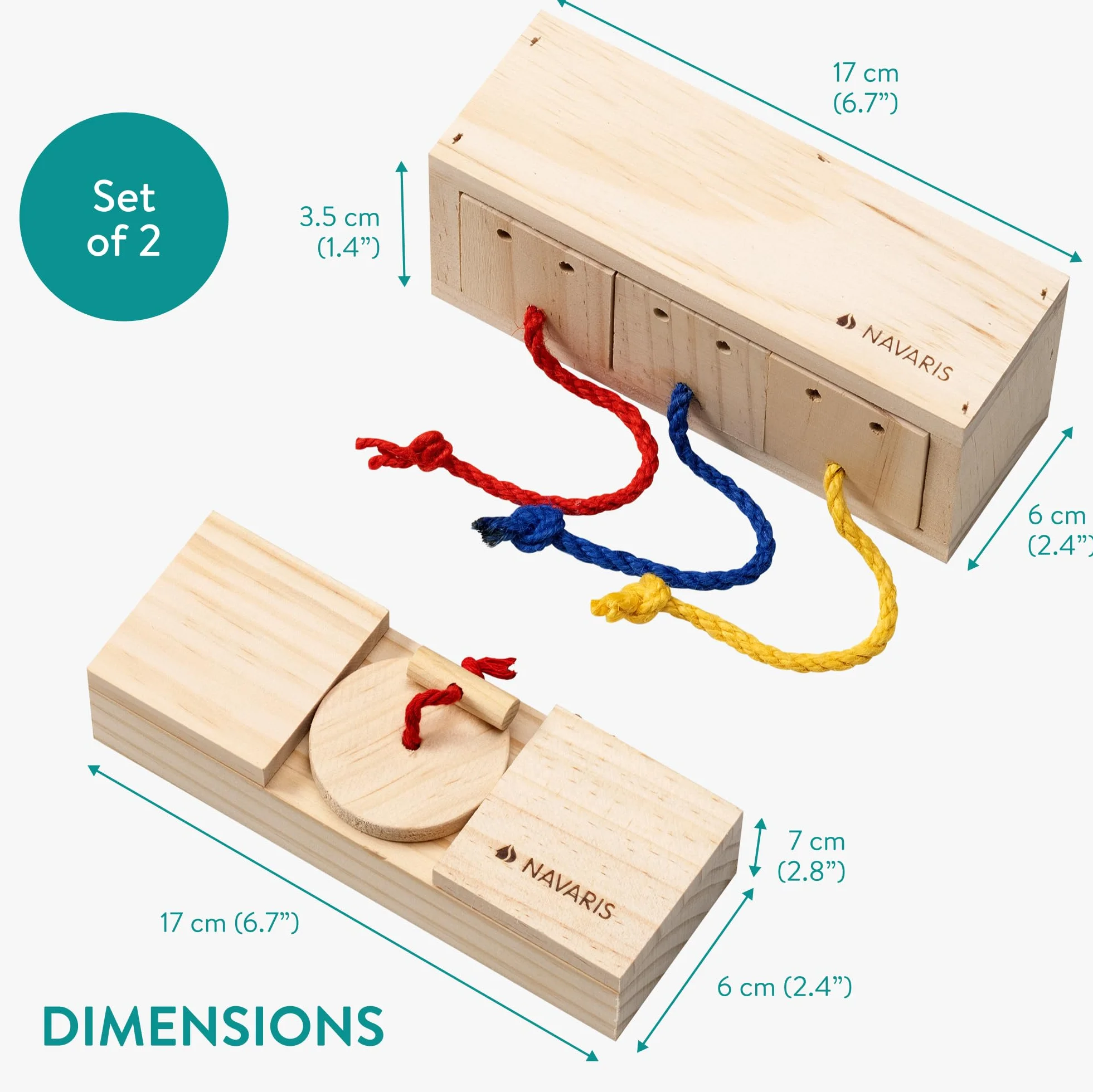 Navaris Distributeur de Friandises pour Hamster - Jouet Interactif pour Lapin Nain Cochon d'Inde Rongeur