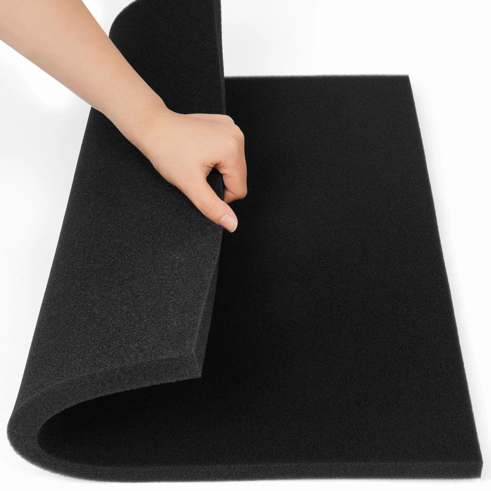 Tampons Filtrants en Mousse 50 PPI Réutilisables 47×47×2 cm pour Aquarium et Bassins de Koi