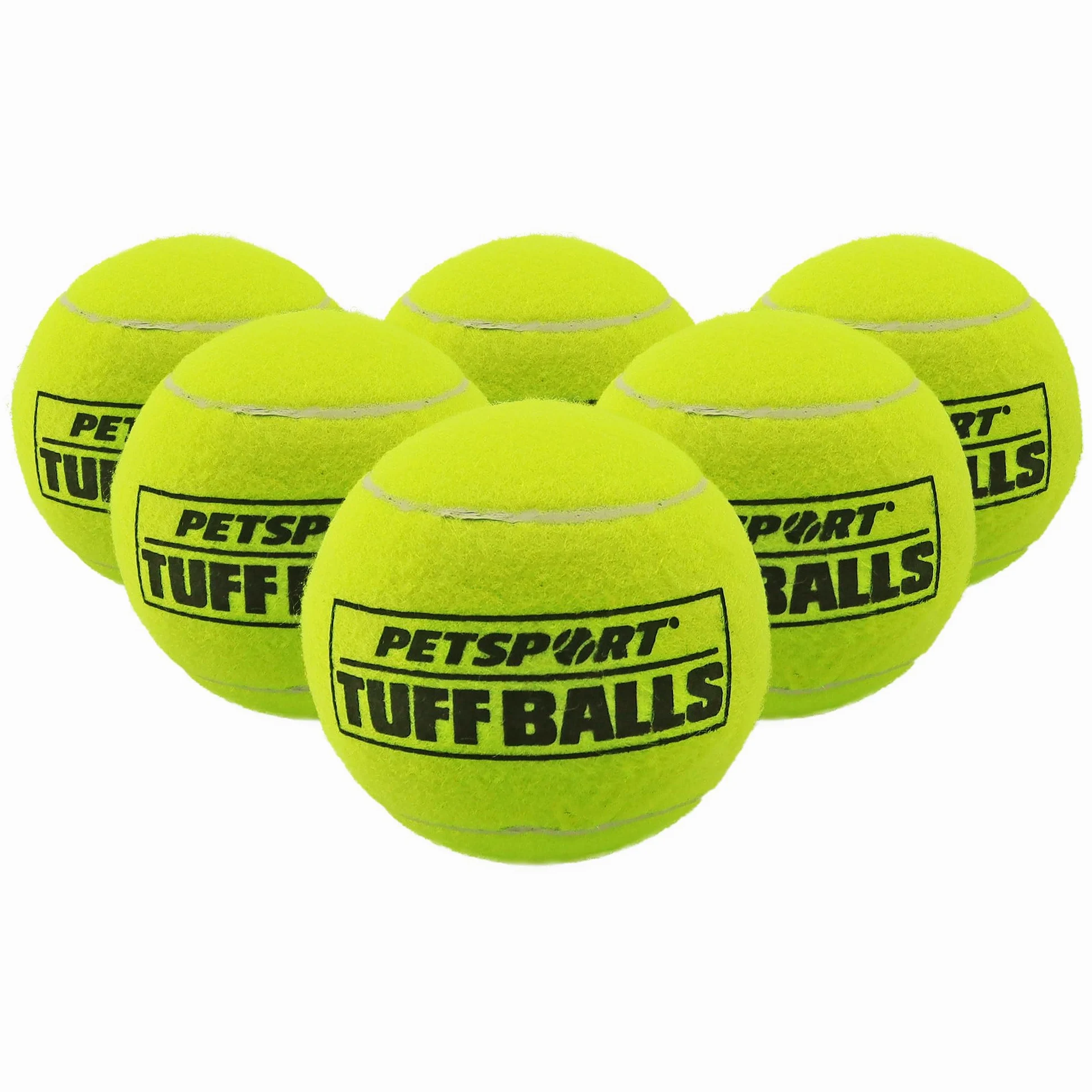 Sport Pet Tuff Boule Bulk Dog Toys Petite 4,6 cm (Lot de 6)