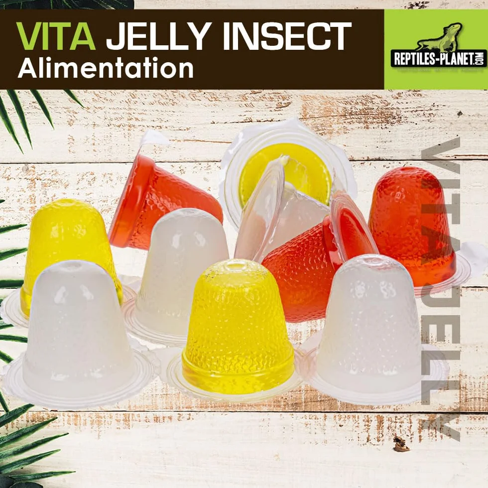 REPTILES PLANET Nourriture Vita Jelly Mix Insectes 10 Pièces