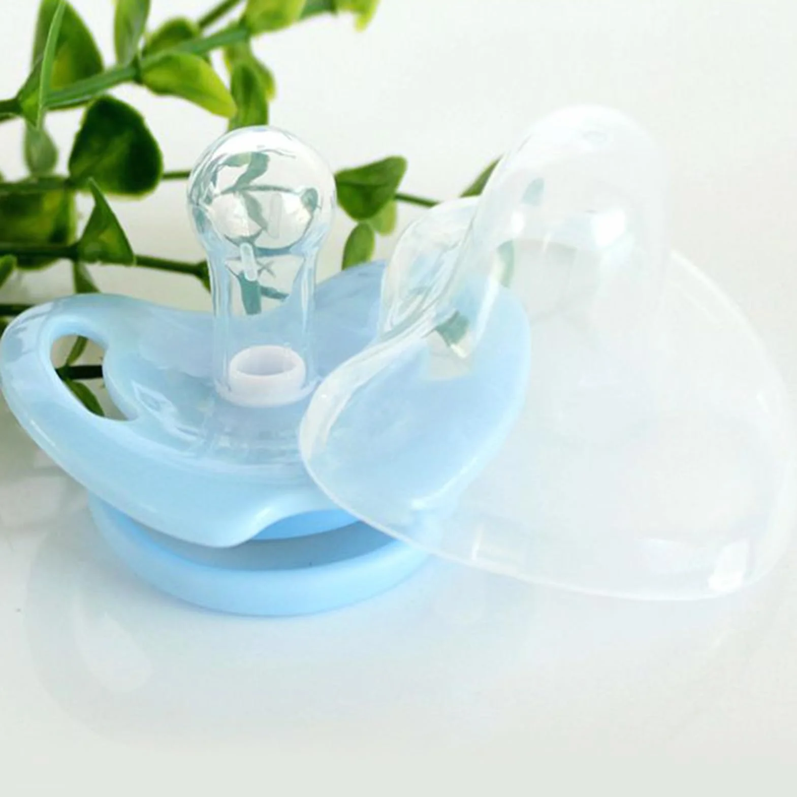 Tétine pour Chaton 4 en Silicone Forme Papillon Étui Antipoussière Apaisant Allaitement Dentition