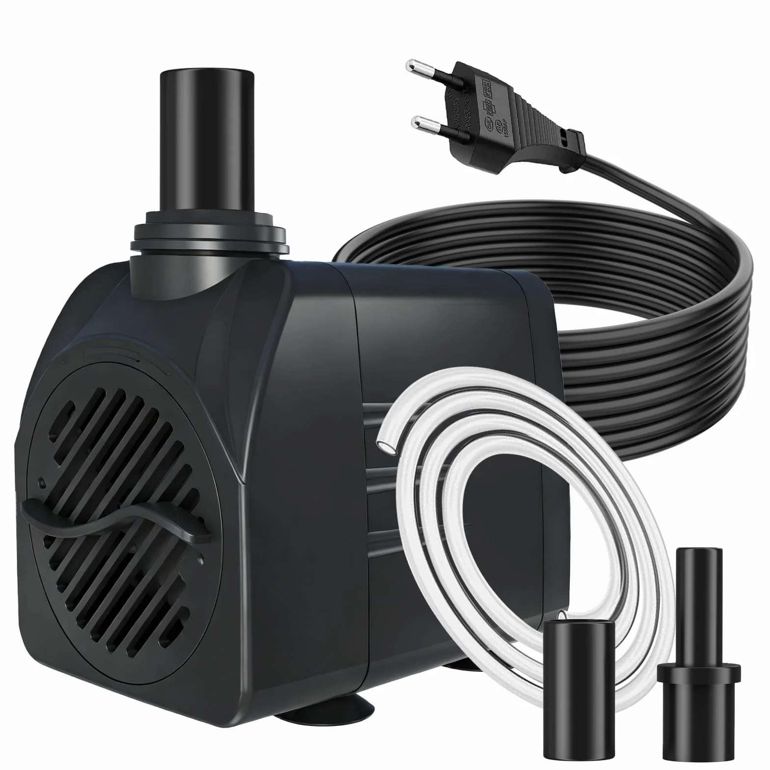 SongLong Pompe de Fontaine Ultra Silencieuse 10W 600 L/H Câble 3m