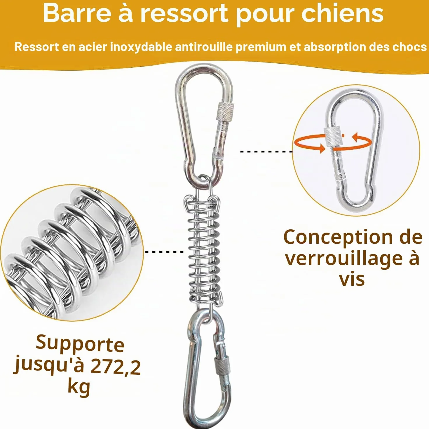Jouet à Mâcher Chien élastique Indestructible 100% Coton Tir à la Corde