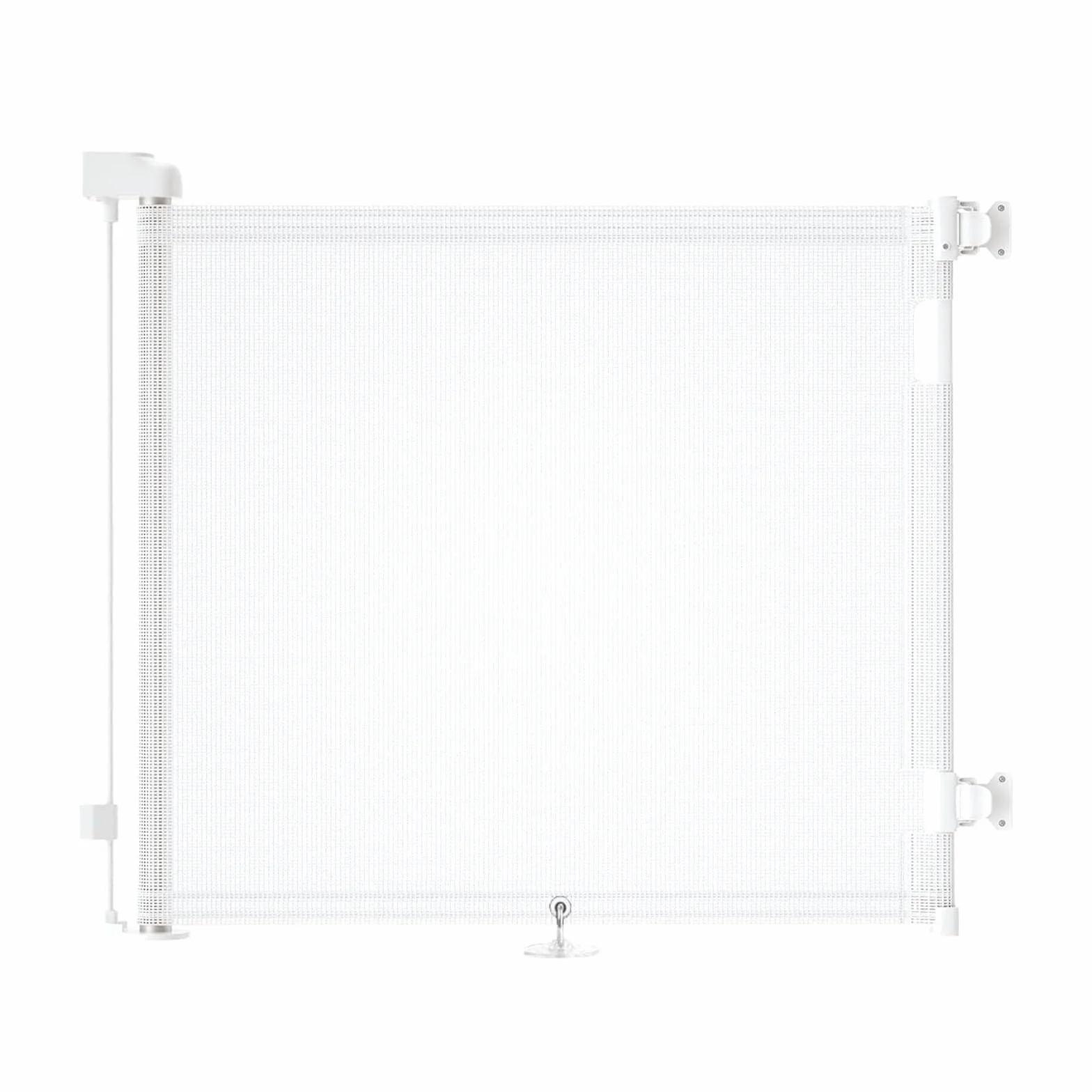 Barrière de Sécurité Rétractable pour Bébé et Animaux, 0-150cm, Escaliers, Couloirs, Portes