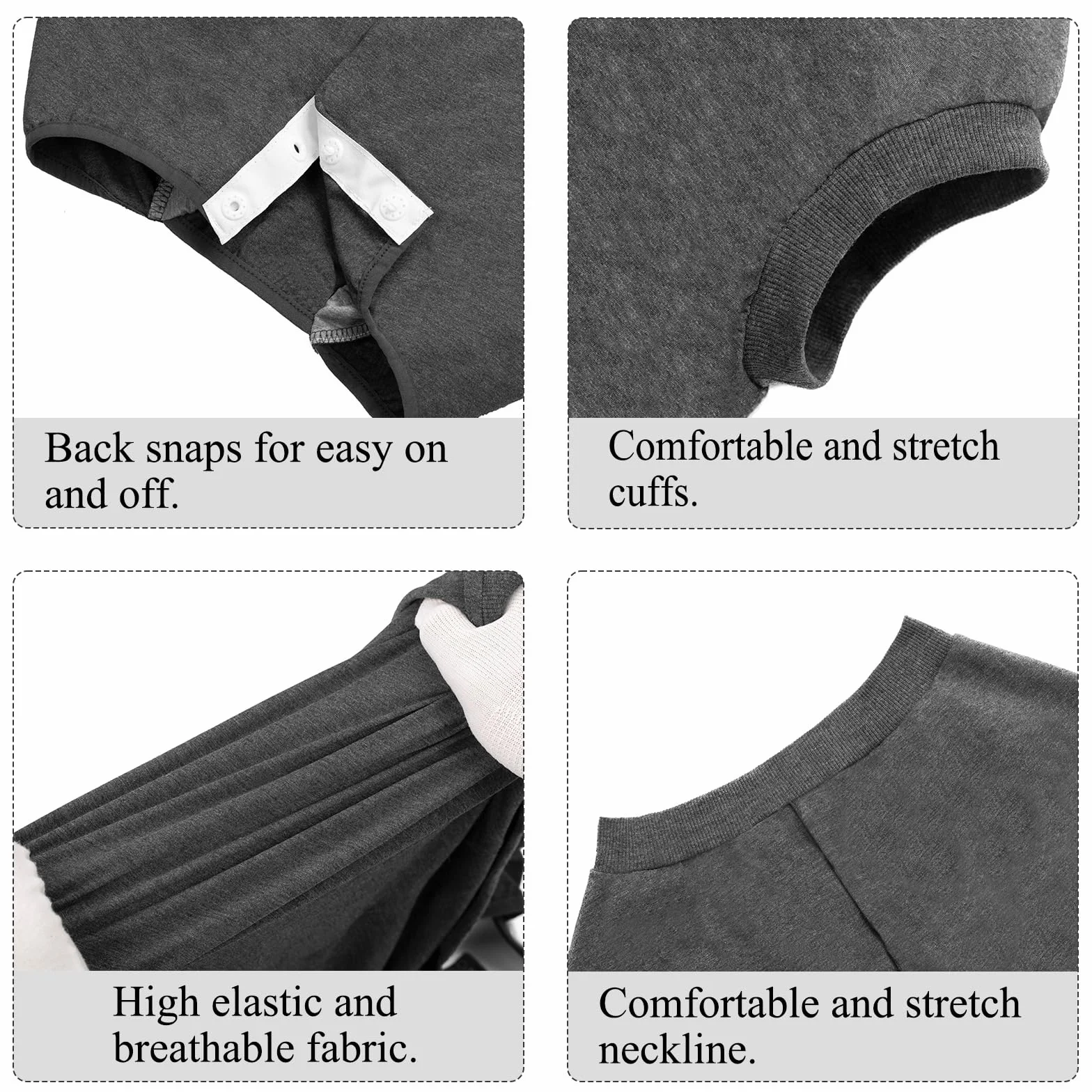 Body Chien Post Operatoire Femelle Male Castration Chemises pour Chiens Body Medical pour Chien Après Opération Anti Lechage Combinaison de Protection Chiens Sterilisation Recuperation Chienne