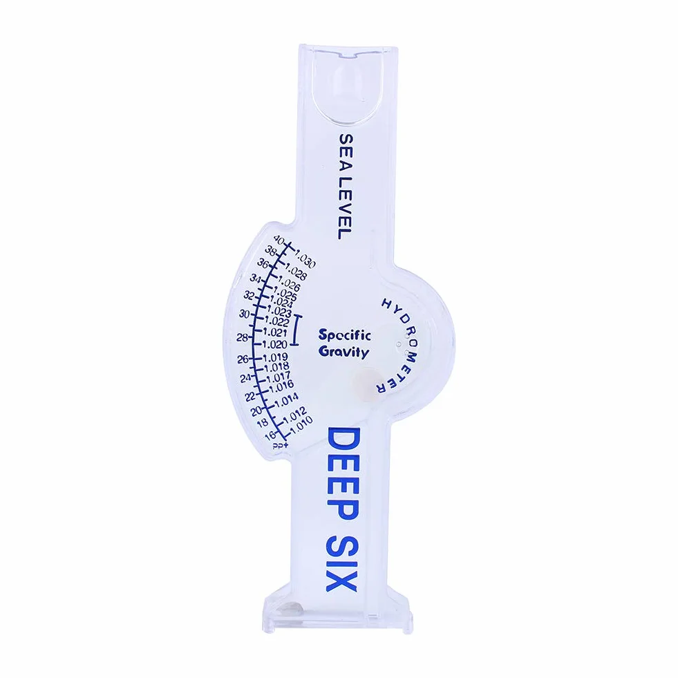 Testeur de Salinité Hydromètre de Mer Précis Compteur Salinité Marine Aquarium