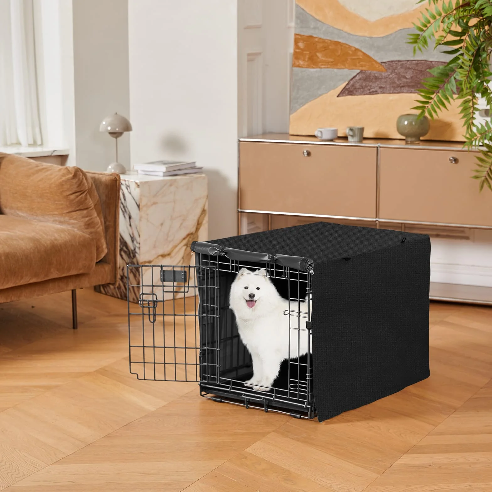 X-ZONE PET Housse de cage à double porte pour chien en polyester 61-121,9 cm