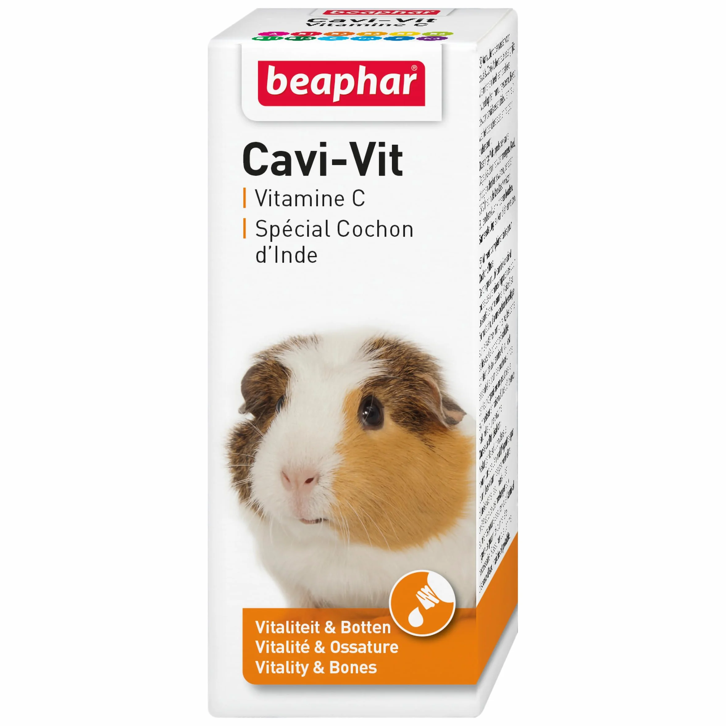 BEAPHAR Cavi-Vit Vitamine C liquide pour Rongeurs Cochon d'Inde Tonique multivitaminé 50 ml