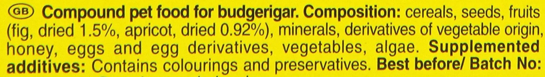 VITAKRAFT Kräcker Friandise Perruche Alimentation Oiseaux Abricot Figue 60g 2 Baguettes