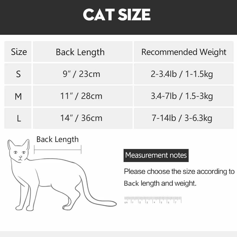 Dotoner Cat Professionnel Collerette Restauration pour Plaies et Maladies de la Peau, Alternative pour Chiens et Chats après Chirurgie