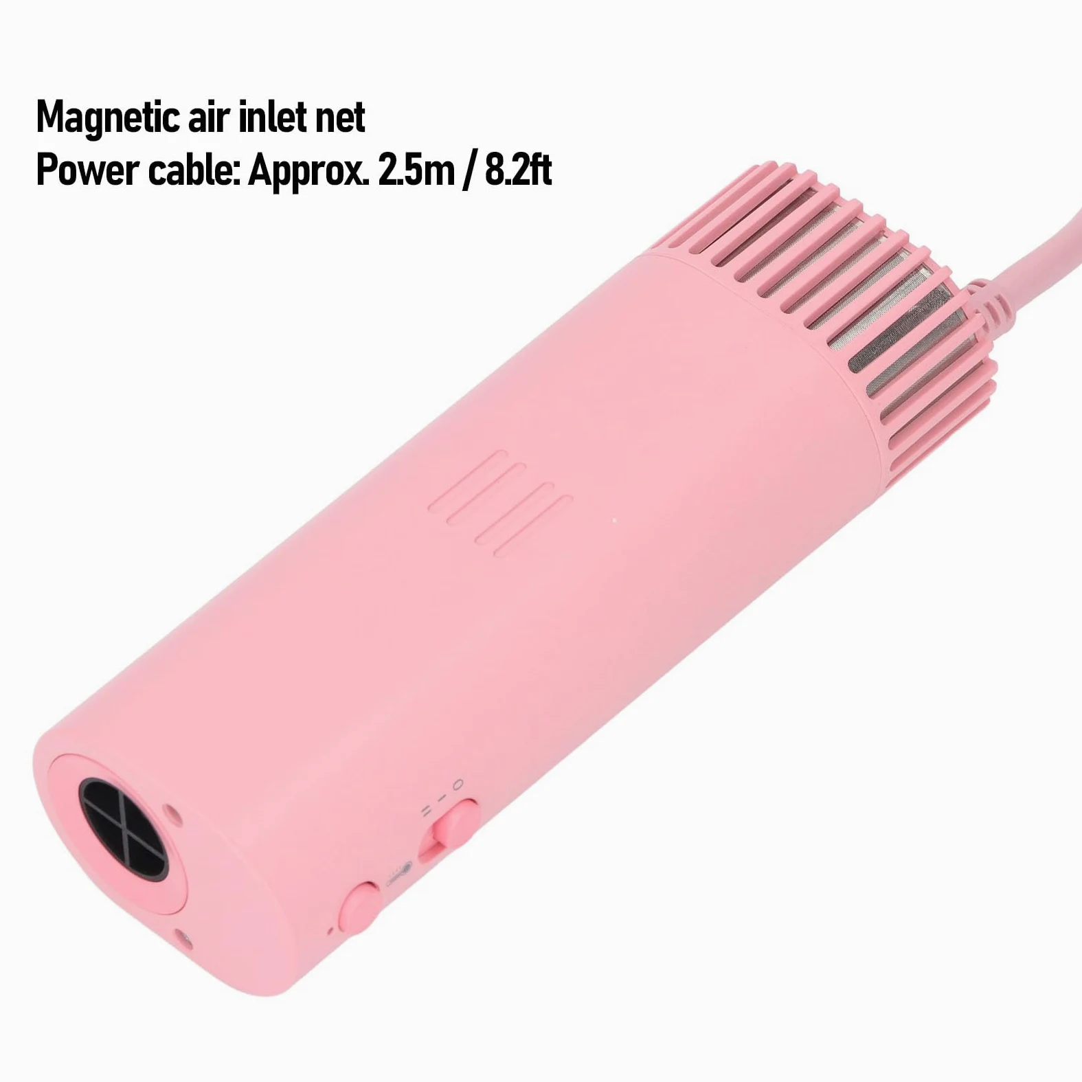 Sèche-cheveux Chien Toilettage 2 Vitesses 4 Températures Circuit Sécurité Prise UE 230V pour Salon Professionnel
