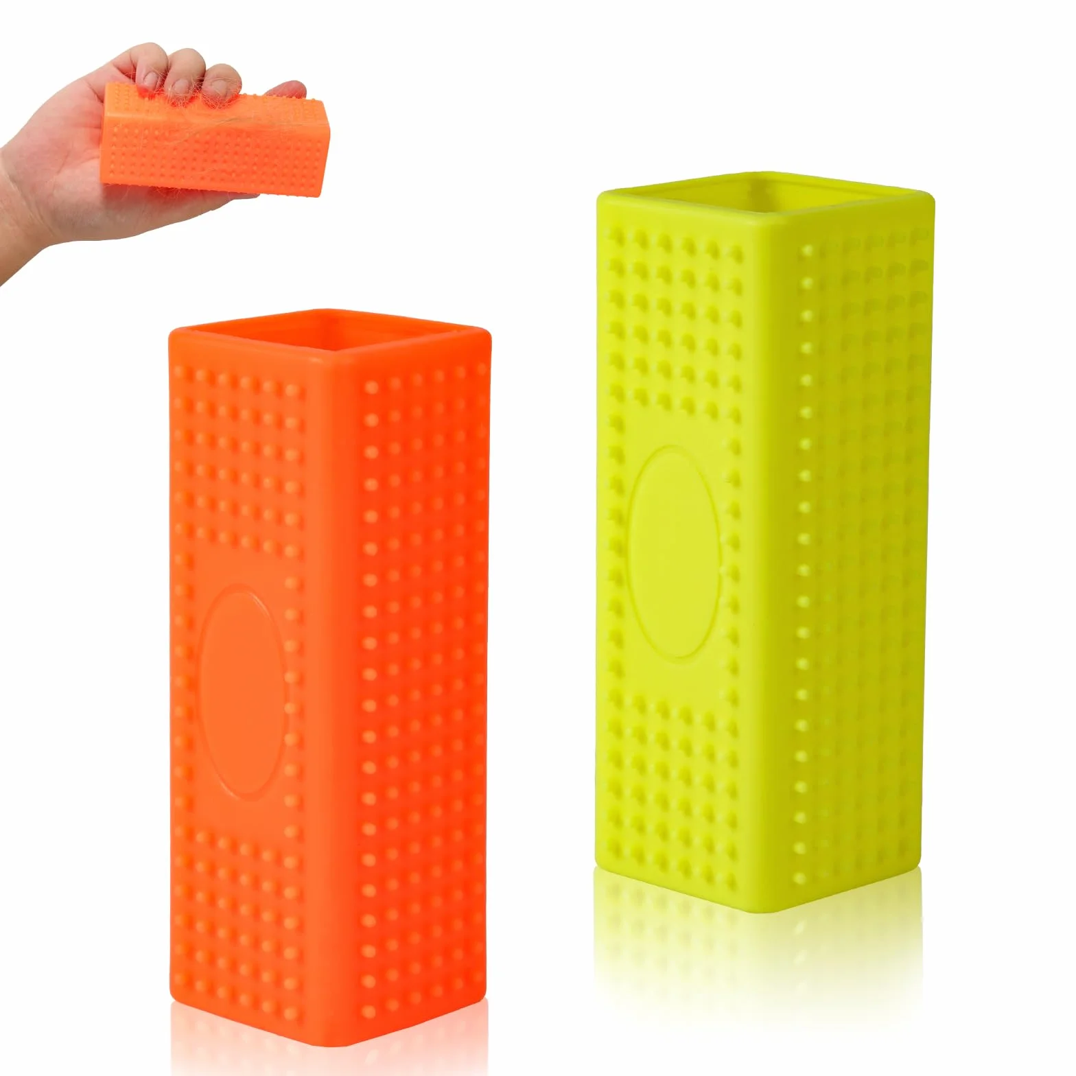 PEUTIER Brosses à Poils d'Animaux en Silicone, Rouleau de Nettoyage de Tapis Portable pour Meubles Canapé Literie