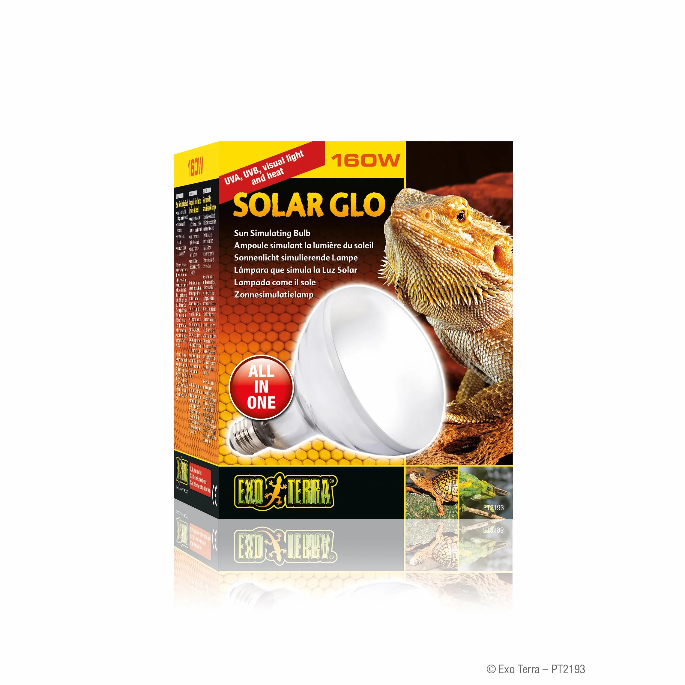 Exoterra Solar Glo Ampoule Reptiles Amphibiens 160 W