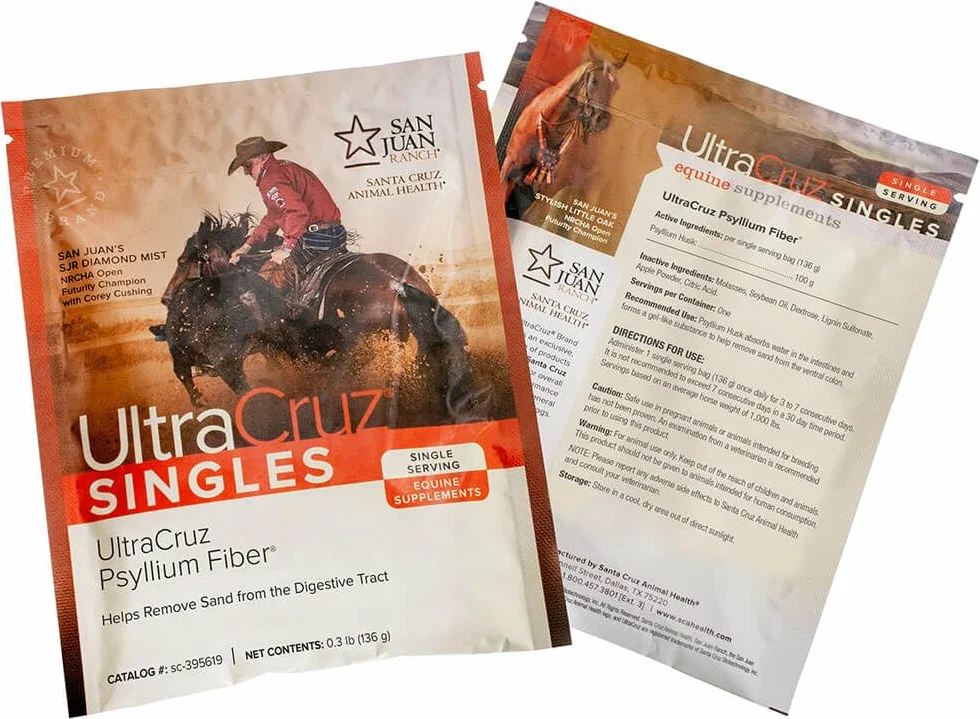 UltraCruz Psyllium pour Chevaux – Complément Fibres en Granulés