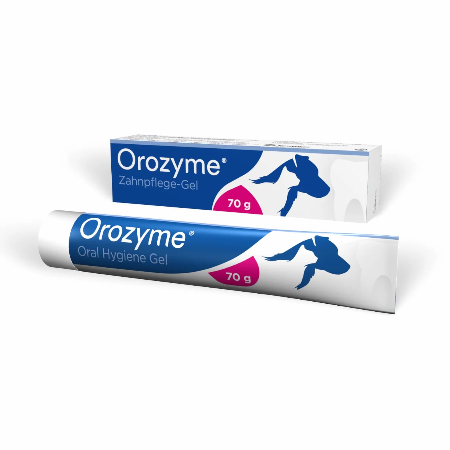 Ecuphar Orozyme Gel dentifrice 70 g pour chiens chats soin dentaire plaque tartre mauvaise haleine