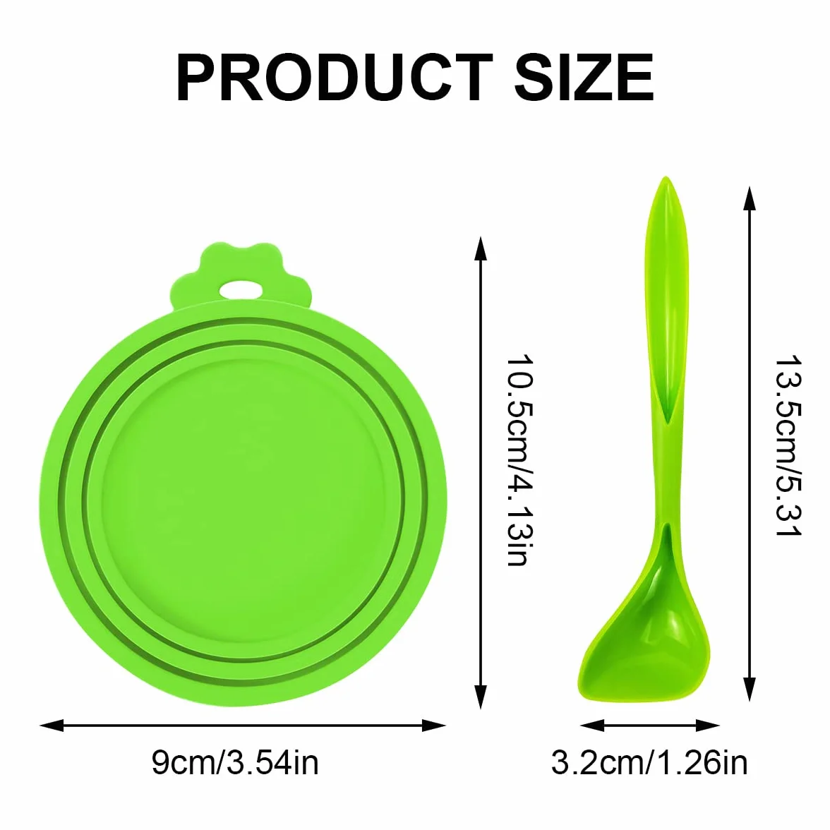 4 Pièces Couvercles Silicone de Conserve, Universels en Silicone Couvercles de Boîtes pour Aliments pour Chats et Chiens 3 en 1 Couvercle Boite Conserve Chat avec 2 Cuillères