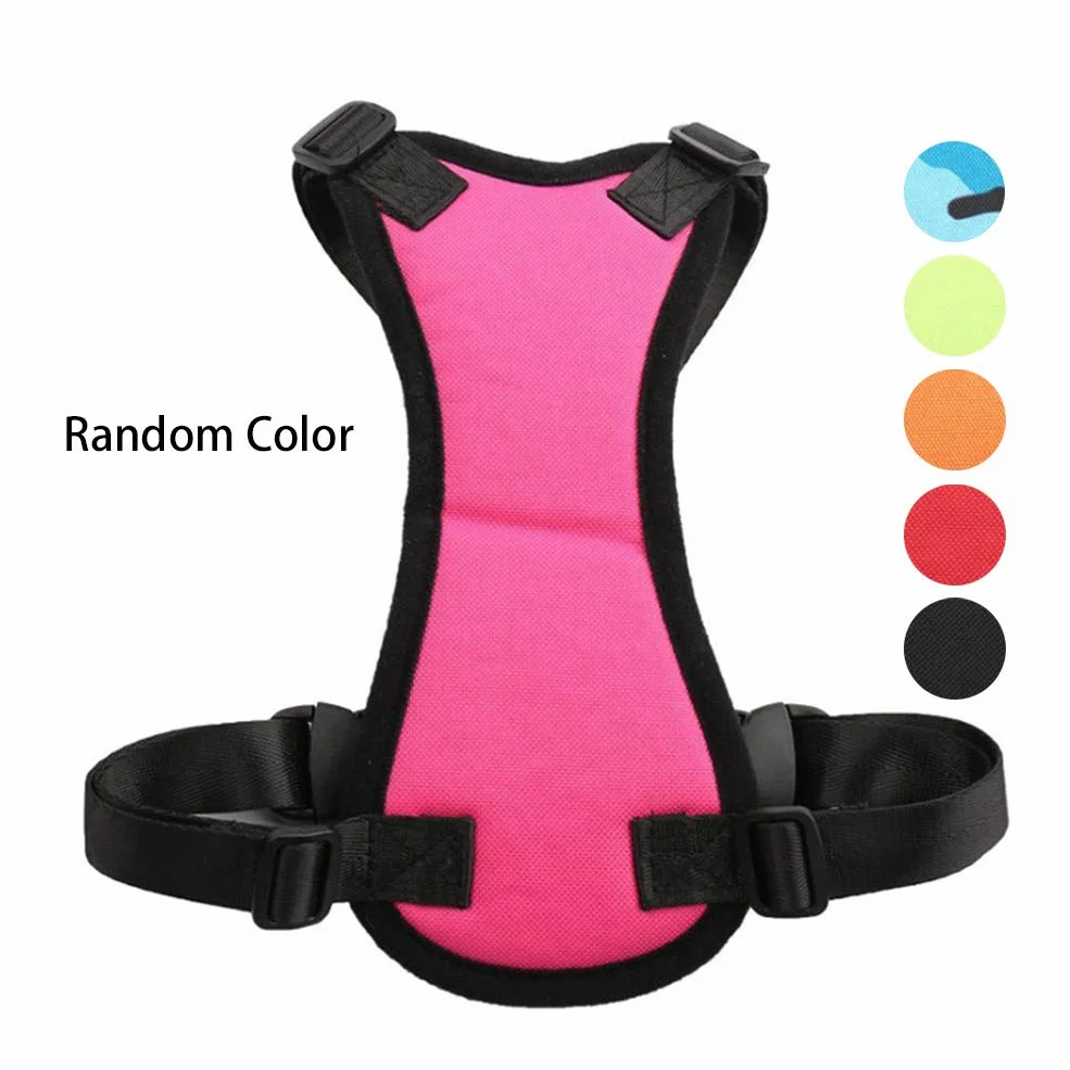 Harnais pour Chien en Laisse pour Animal de Compagnie, Gilet de Ceinture de sécurité de Voiture pour Chien Chiot Harnais réglable Sécurité du véhicule Fournitures pour Animaux de Compagnie Couleur