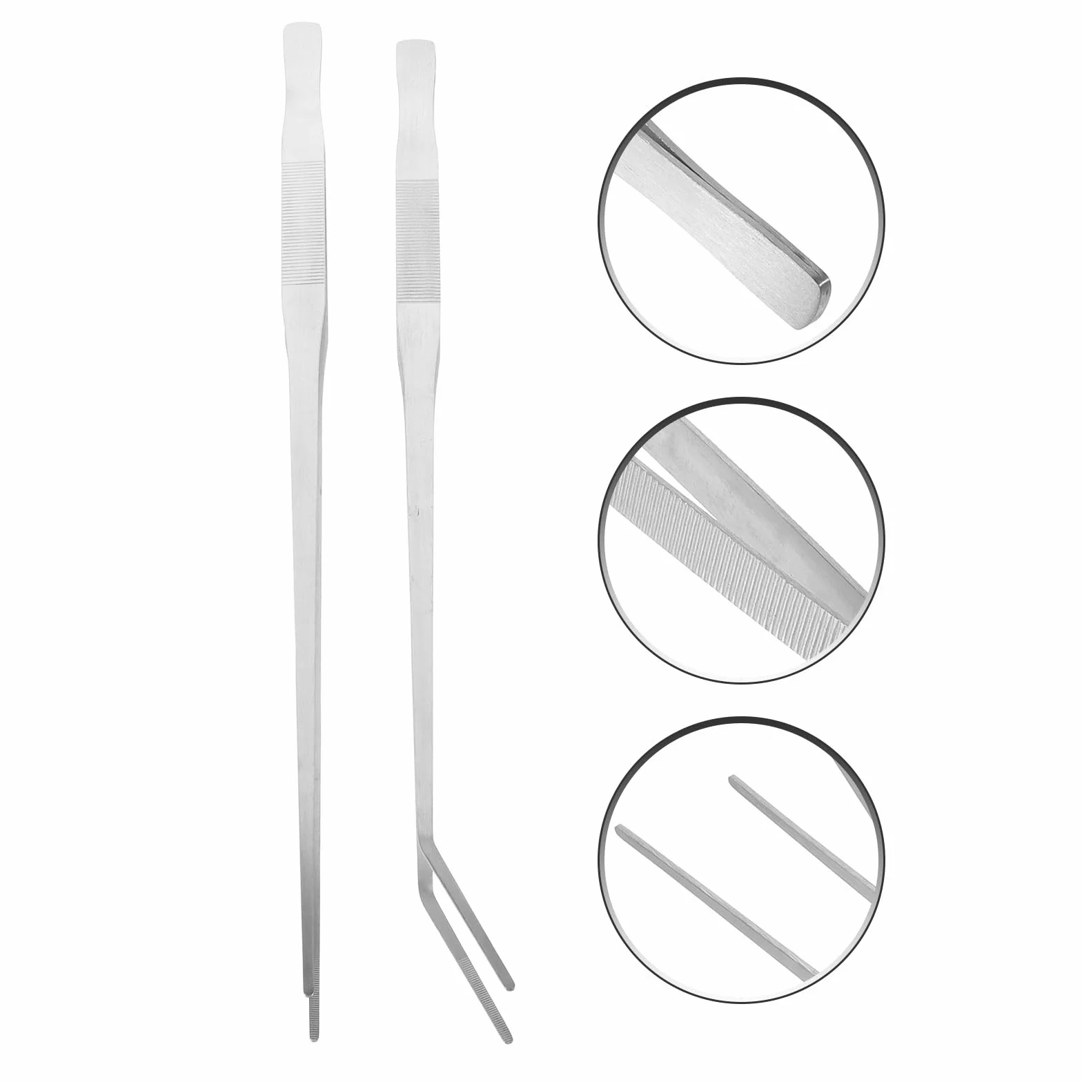 Pinces à Nourrir en Acier Inoxydable Extra Longues 48 cm pour Reptiles Terrarium