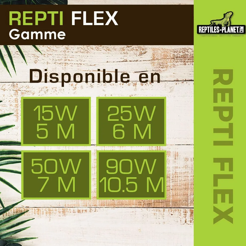 Reptiles Planet Repti Flex 90 W Cordon Chauffant 10,5 m