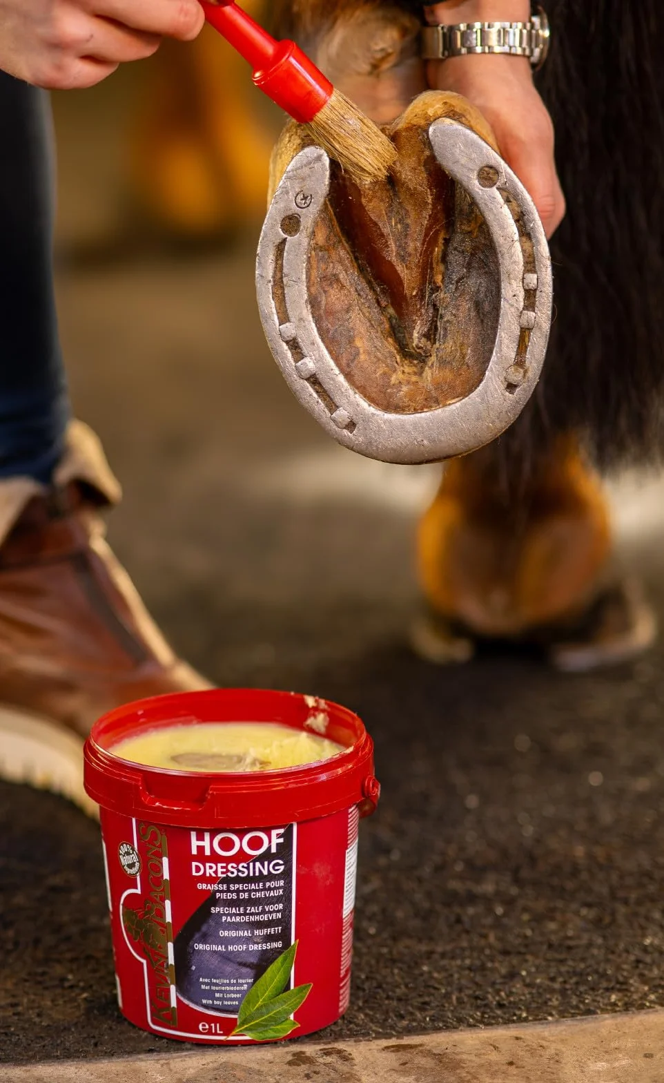 Kevin Bacons Baume original pour sabots de chevaux