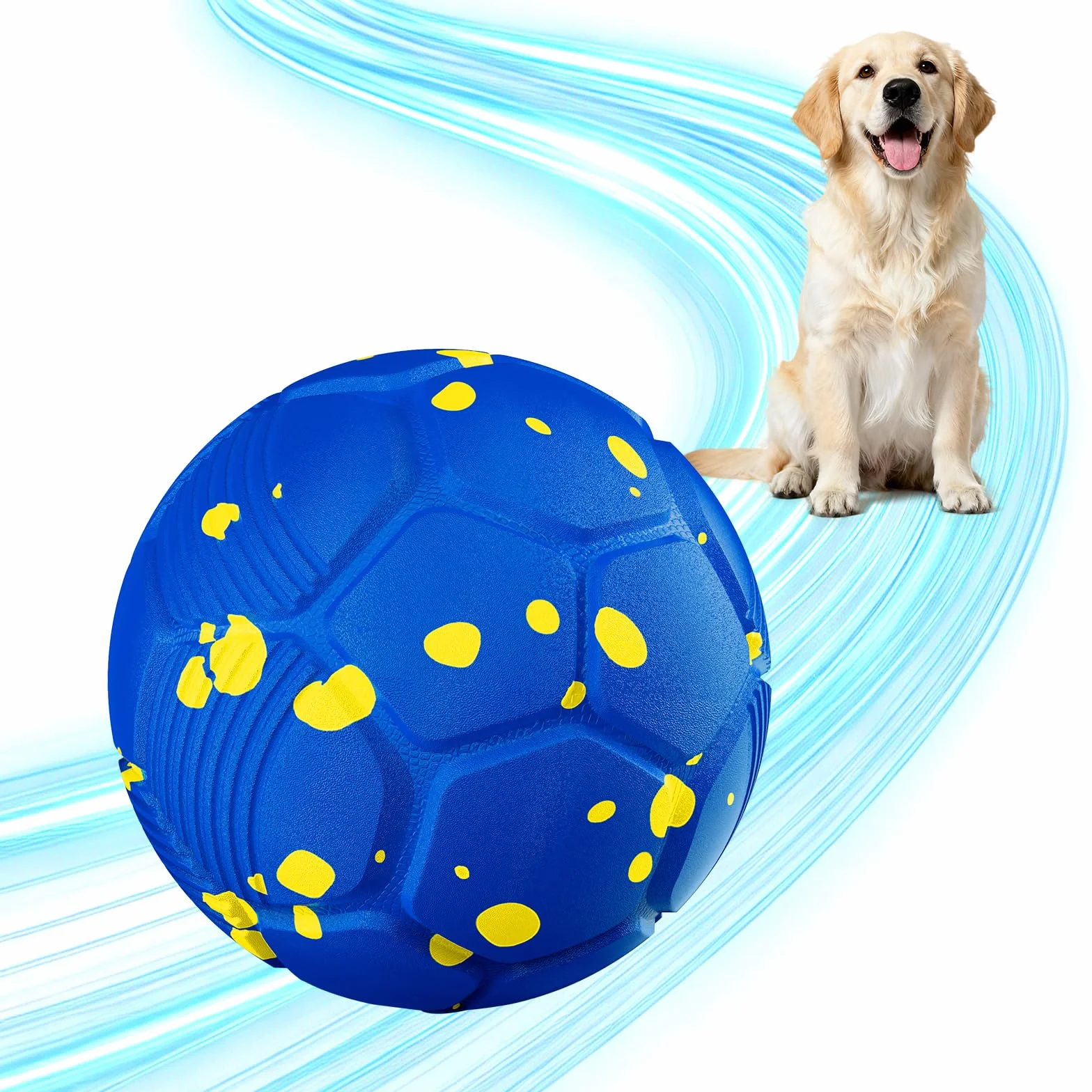 Jouet Chien Interactif, Balle Rebondissante pour Grands Chiens