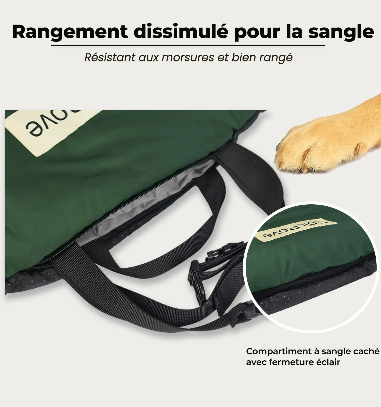 Tapis pour Chien Imperméable Antidérapant Lavable 110×68 cm Coussin Confortable pour Maison Extérieur Camping