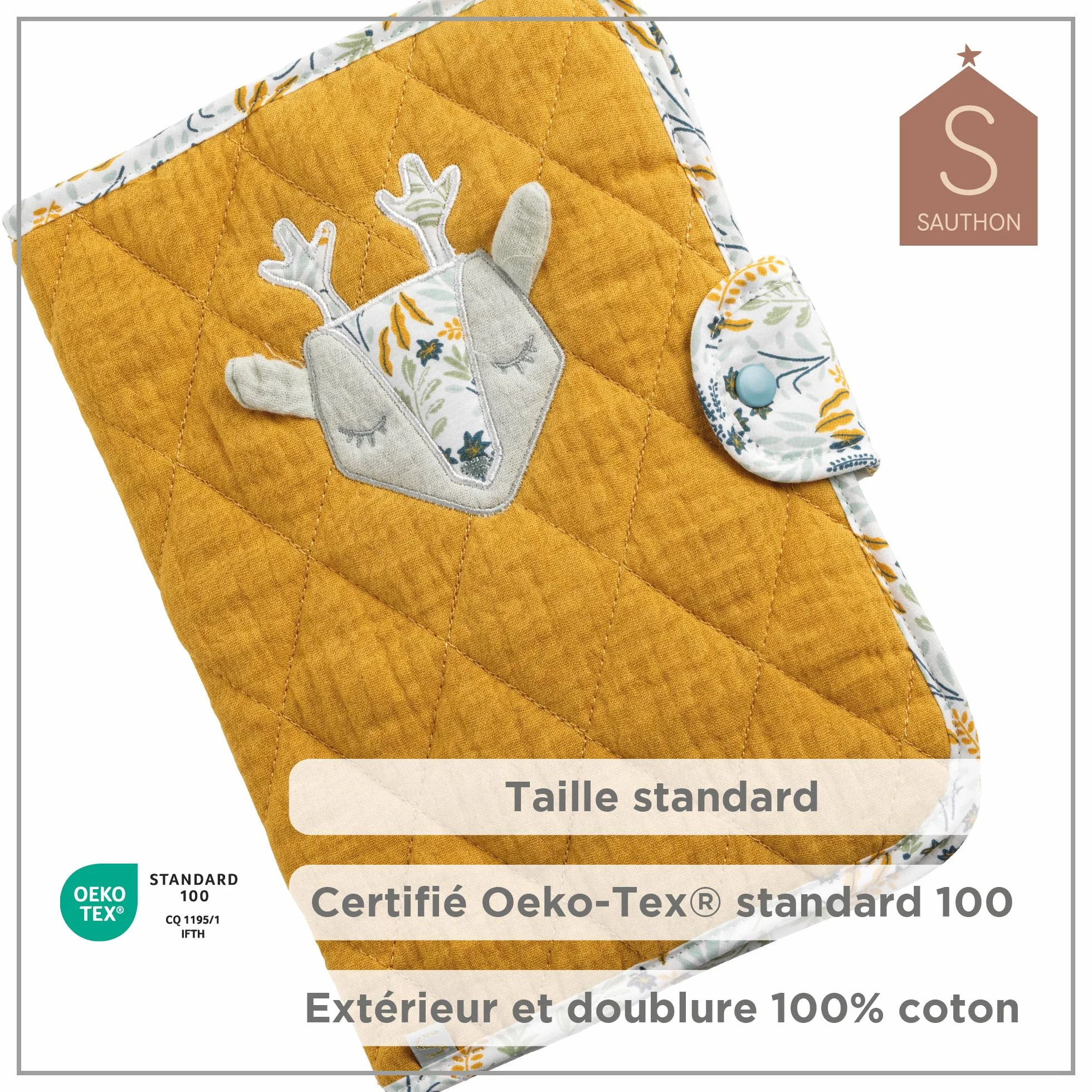 Sauthon Housse carnet de santé bébé Collection Promenons-nous
