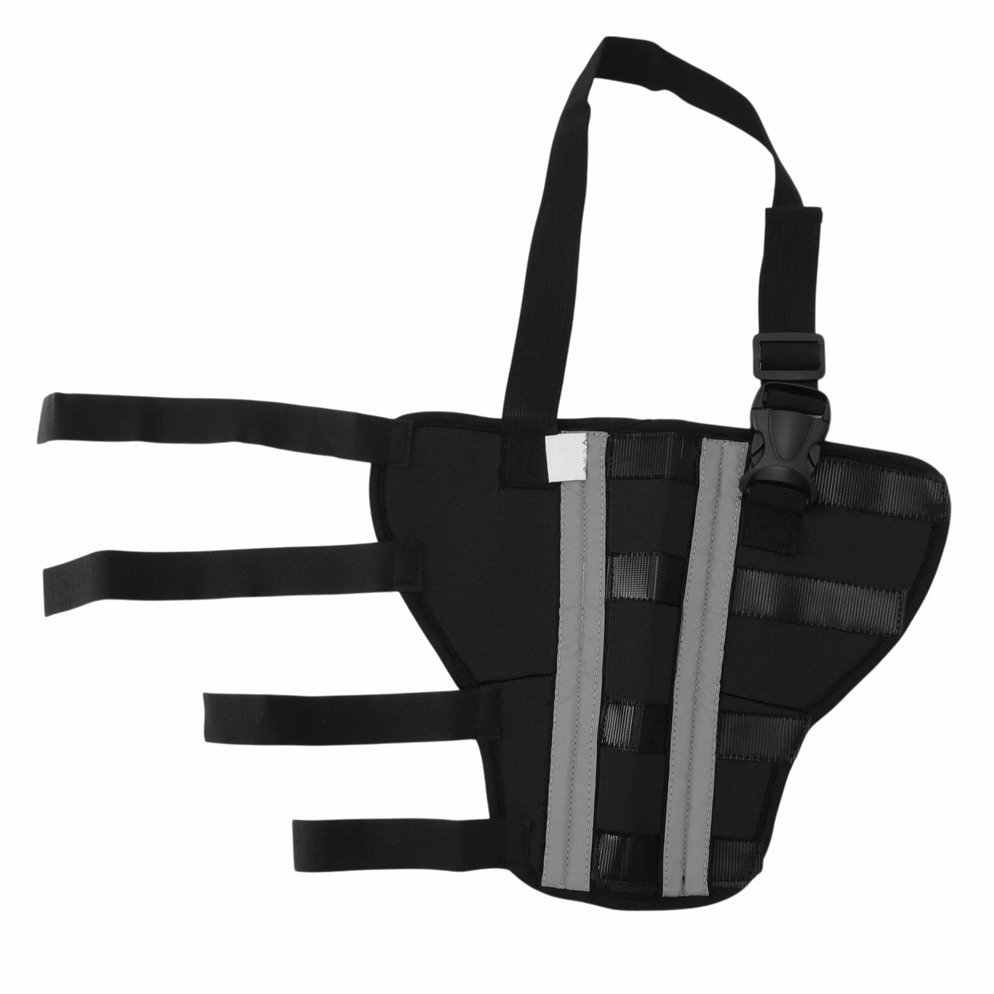 Genouillères Chien Support Jambe Arrière Droit, Bandage Respirante Articulaire, S, Noir
