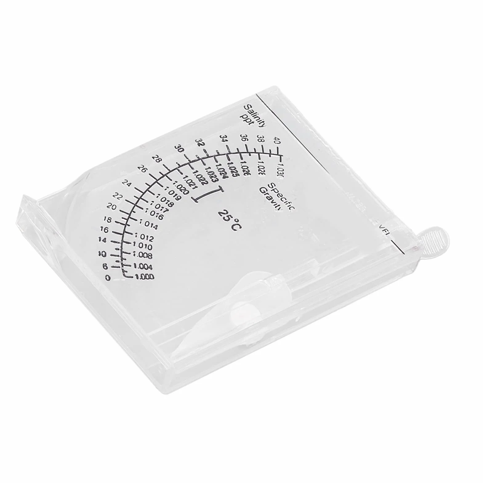 Solution saline pour aquarium mesure sel marin précision poids spécifique