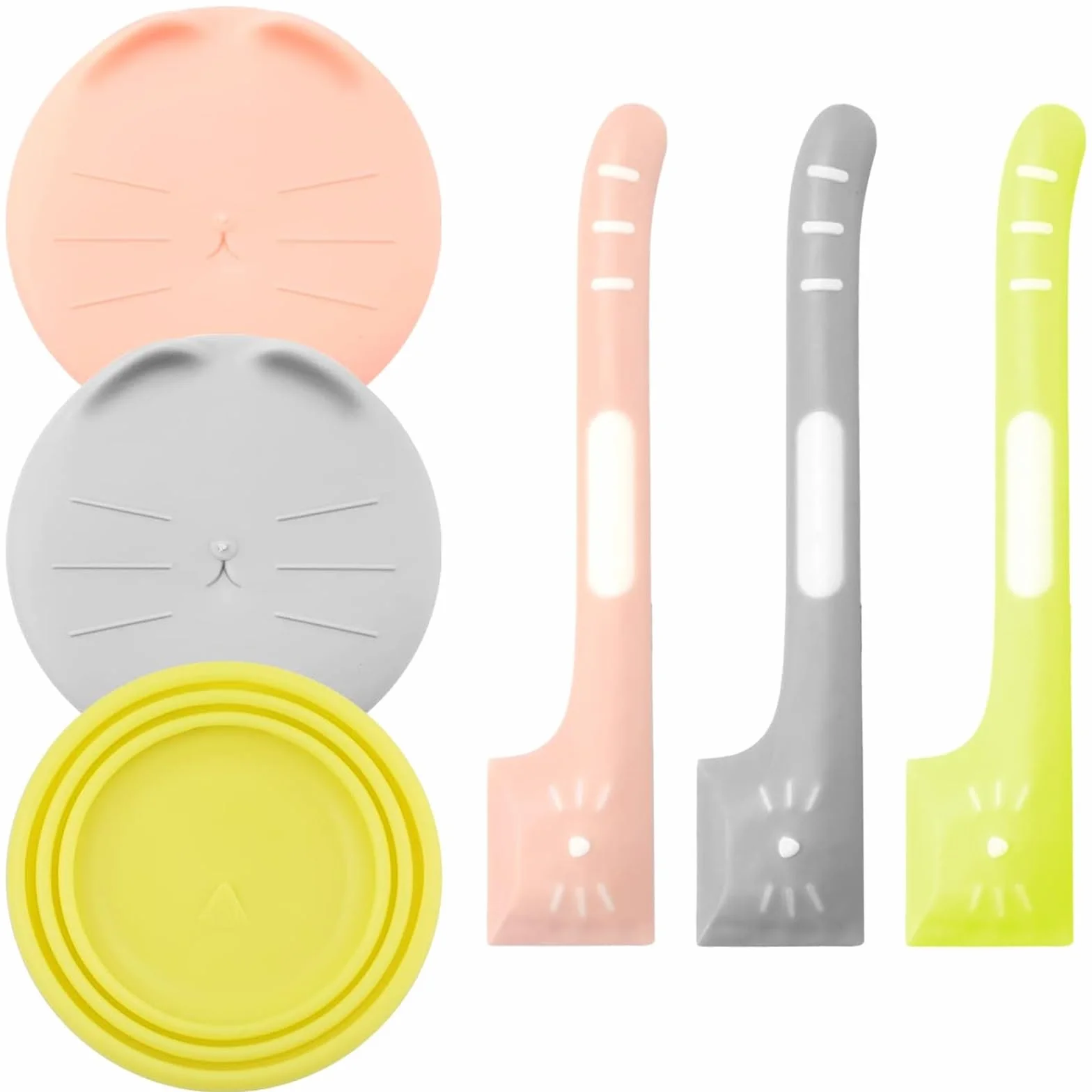 Couvercle Boîte Chat Silicone pour Aliments Humides Conservation Nourriture Chien