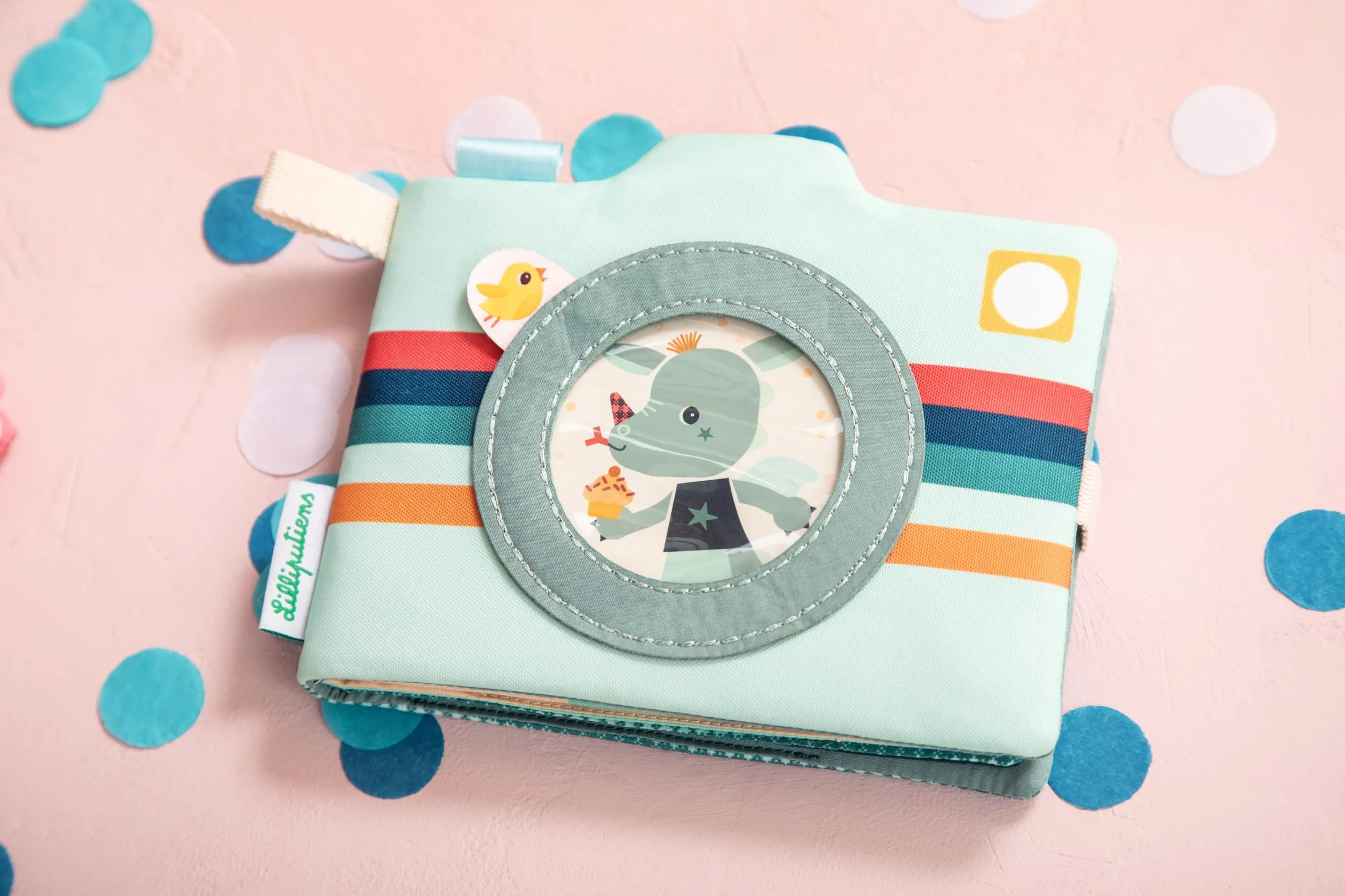 Lilliputiens Album Photo Bébé Joe le Dragon 10 Pochettes Souvenirs Couverture Personnalisable dès 3 Mois