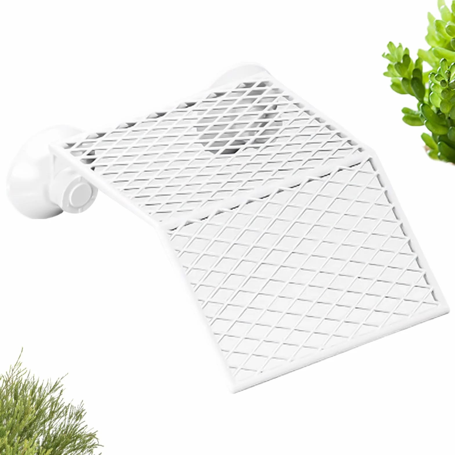 Plateforme de bain pour tortues avec support d'aspiration antidérapant, décoration de réservoir ventilé
