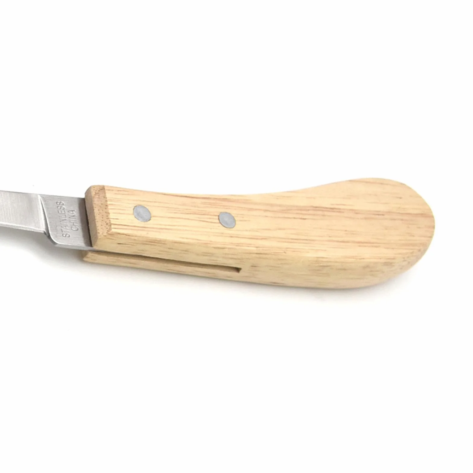 Ciseaux à sabots de chèvre coupe-ongles acier inoxydable tondeuse à sabots manche en bois pour chevaux moutons chèvres vaches