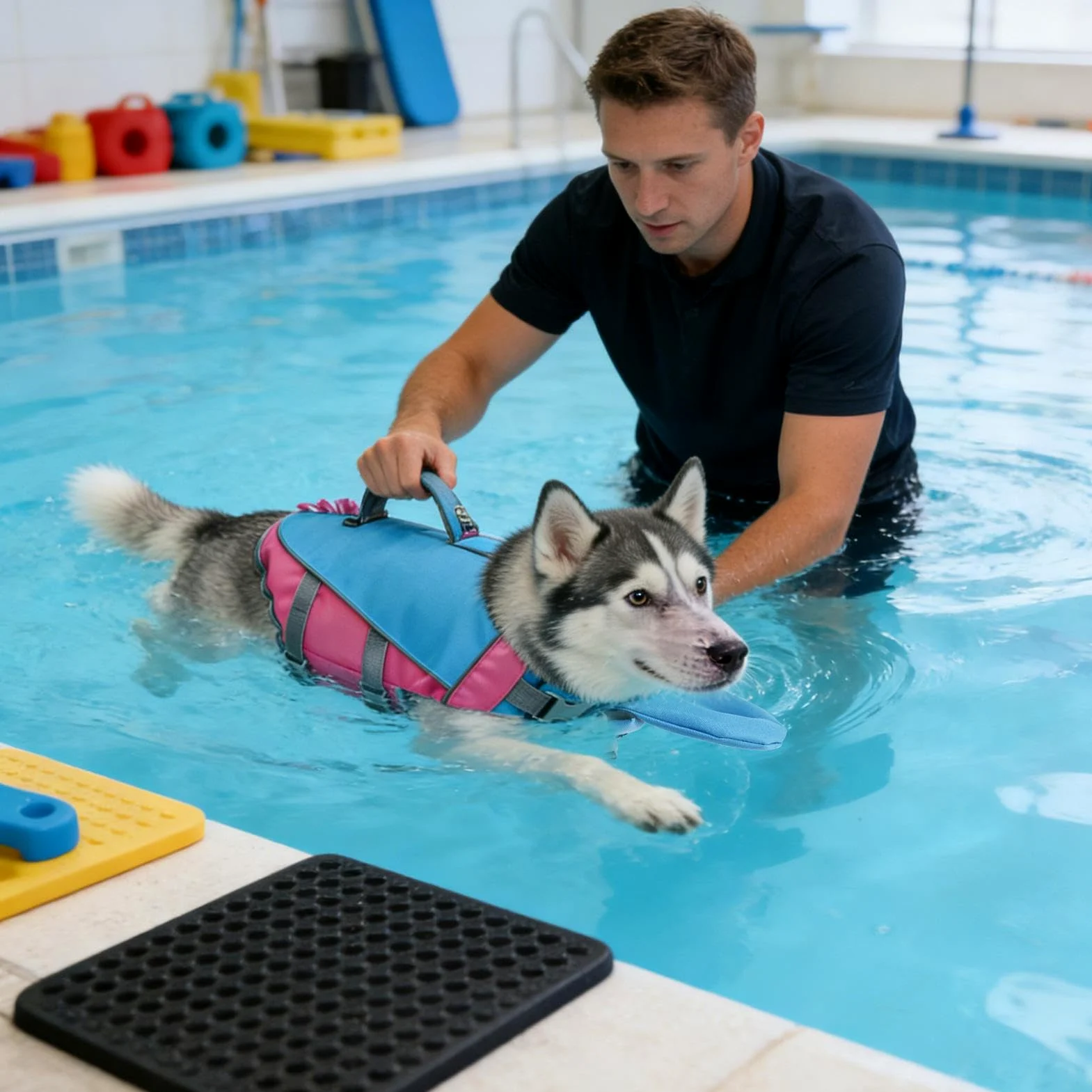 Gilet de sauvetage pour chien Flottabilité Anti-Étouffement Protection | Veste Flottaison Chien Accessoires Animaux pour chiot, petite, moyenne, grande race piscine plage lac rivière bateau