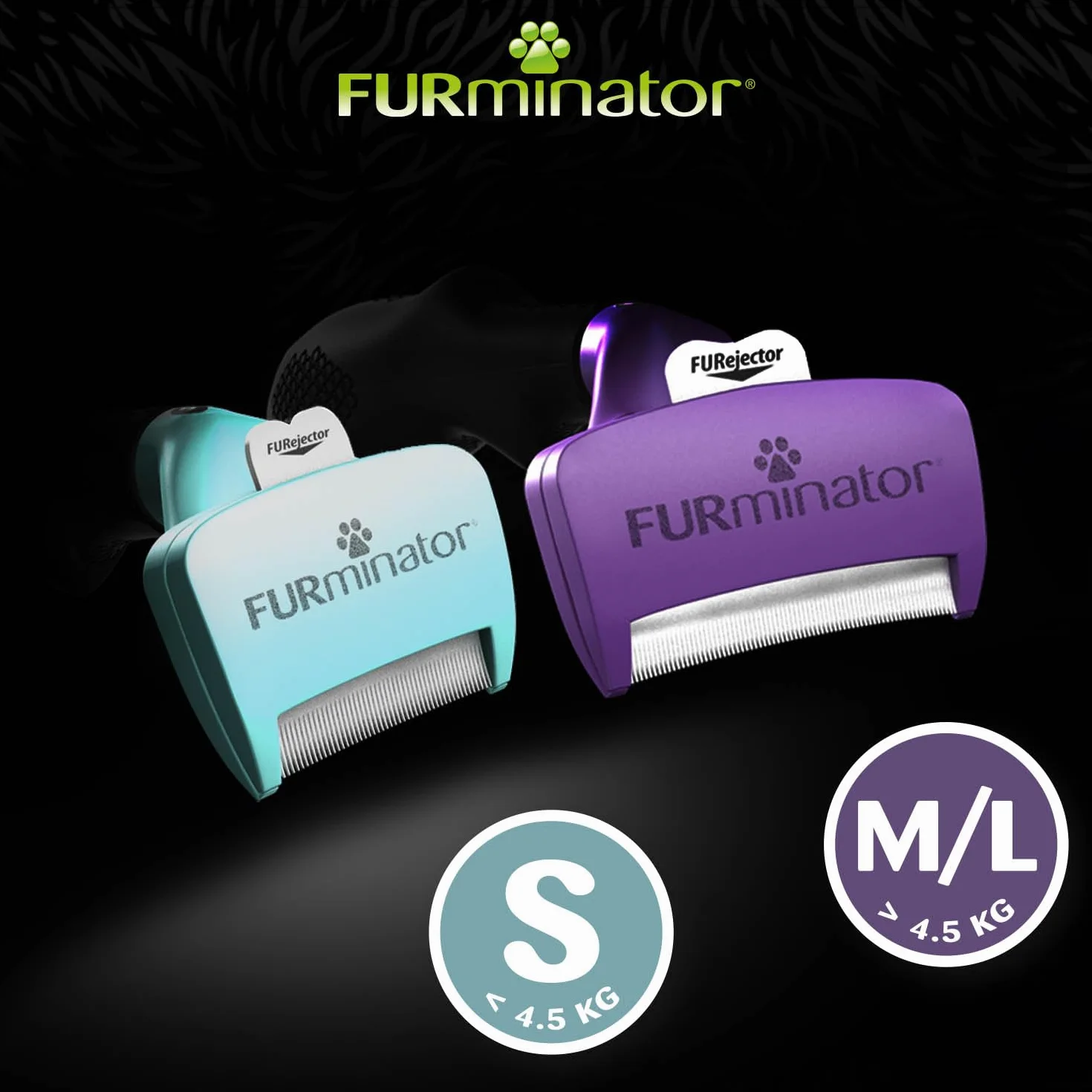 FURMINATOR Brosse anti-mue pour Chat à Poils Courts M/L - Outil de Toilettage - Élimine 90% des poils morts