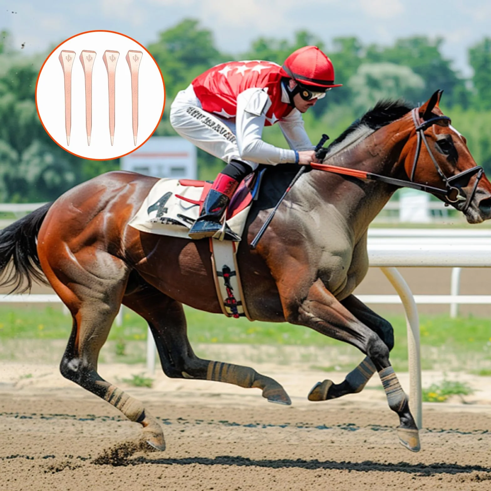 Clous pour Sabots 54 mm Acier au Carbone Fer à Cheval 30 Pièces